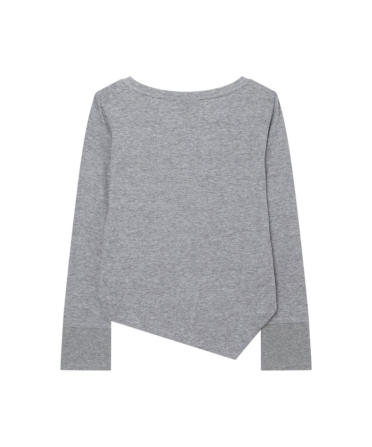 슈퍼드라이(SUPERDRY) 우먼스 로우컷 롱슬리브 라이트 멜란지 그레이 SDFILDQ03LMG