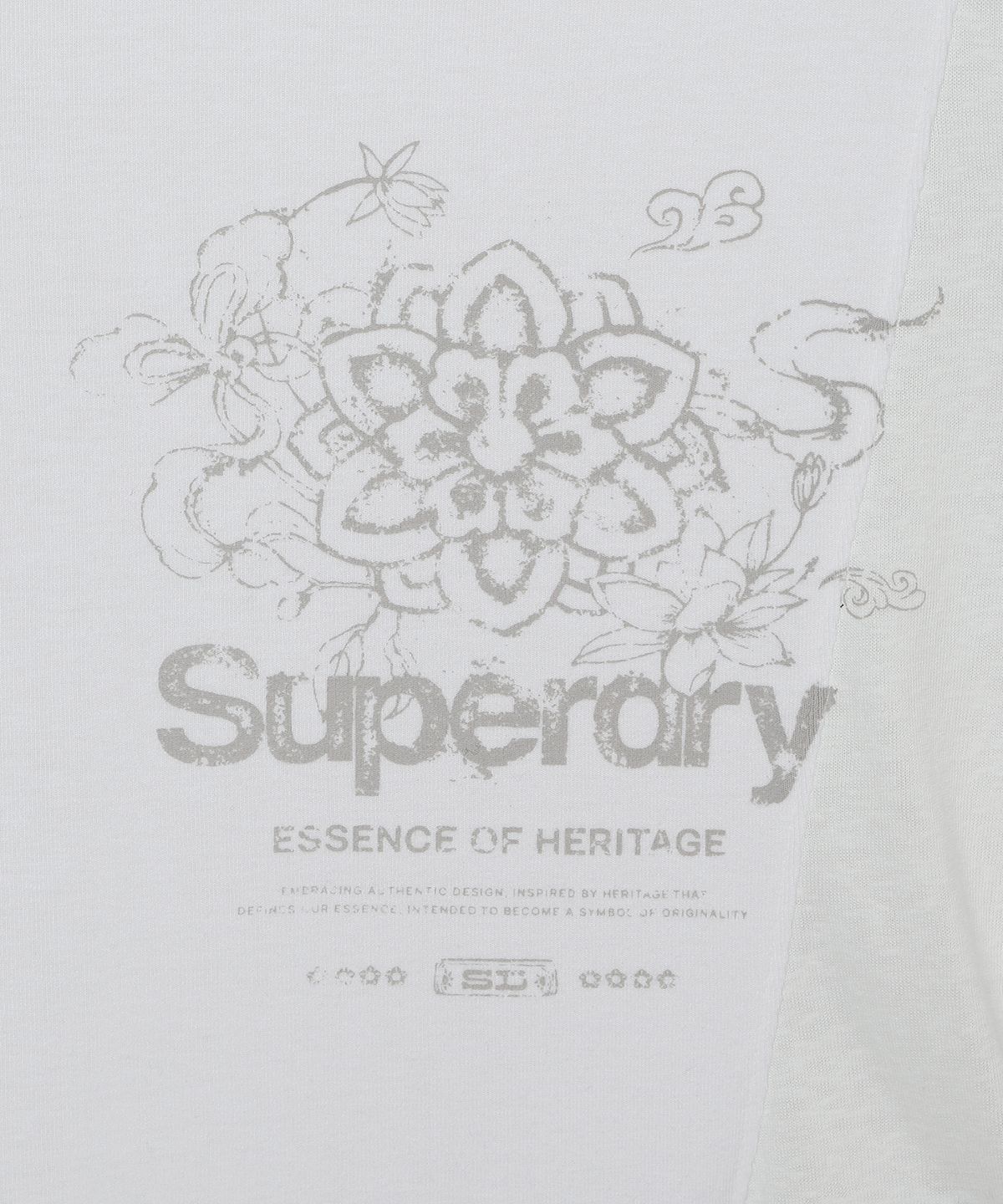 슈퍼드라이(SUPERDRY) 우먼스 로우컷 롱슬리브 화이트 SDFILDQ03WHT