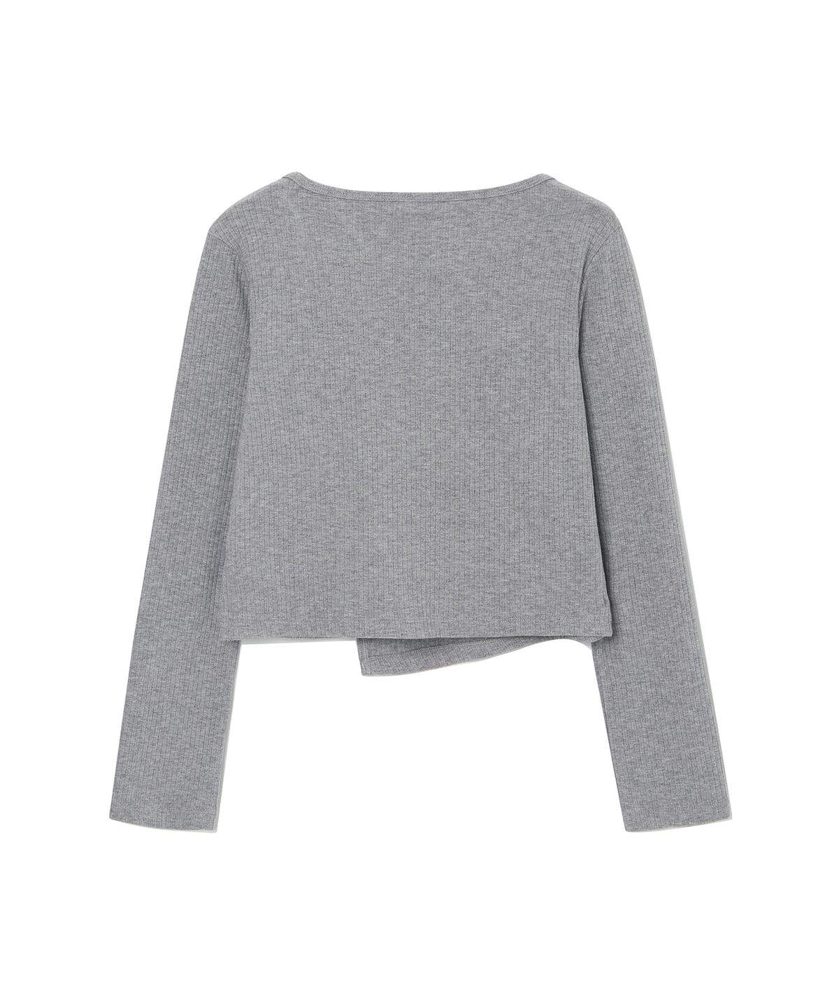 슈퍼드라이(SUPERDRY) 우먼스 리브 엣지 롱슬리브 그레이 SDFILDQ04GRY