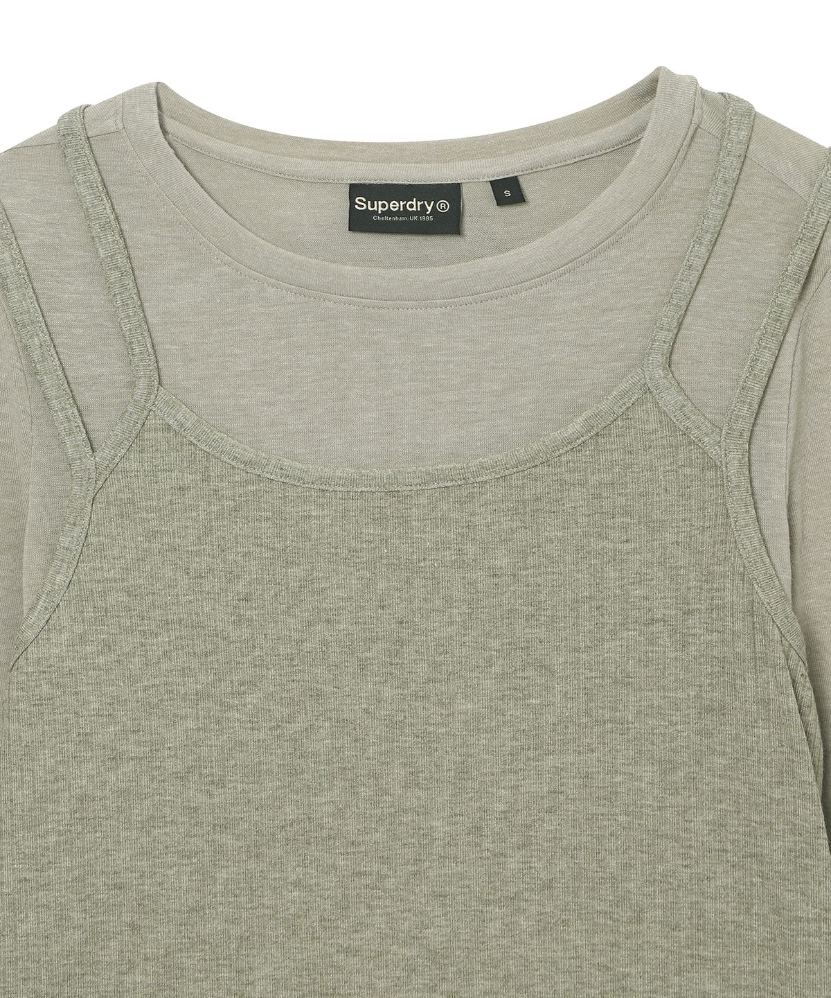 슈퍼드라이(SUPERDRY) 우먼스 리브레이어 롱슬리브 올리브 SDFILDQ05OLV