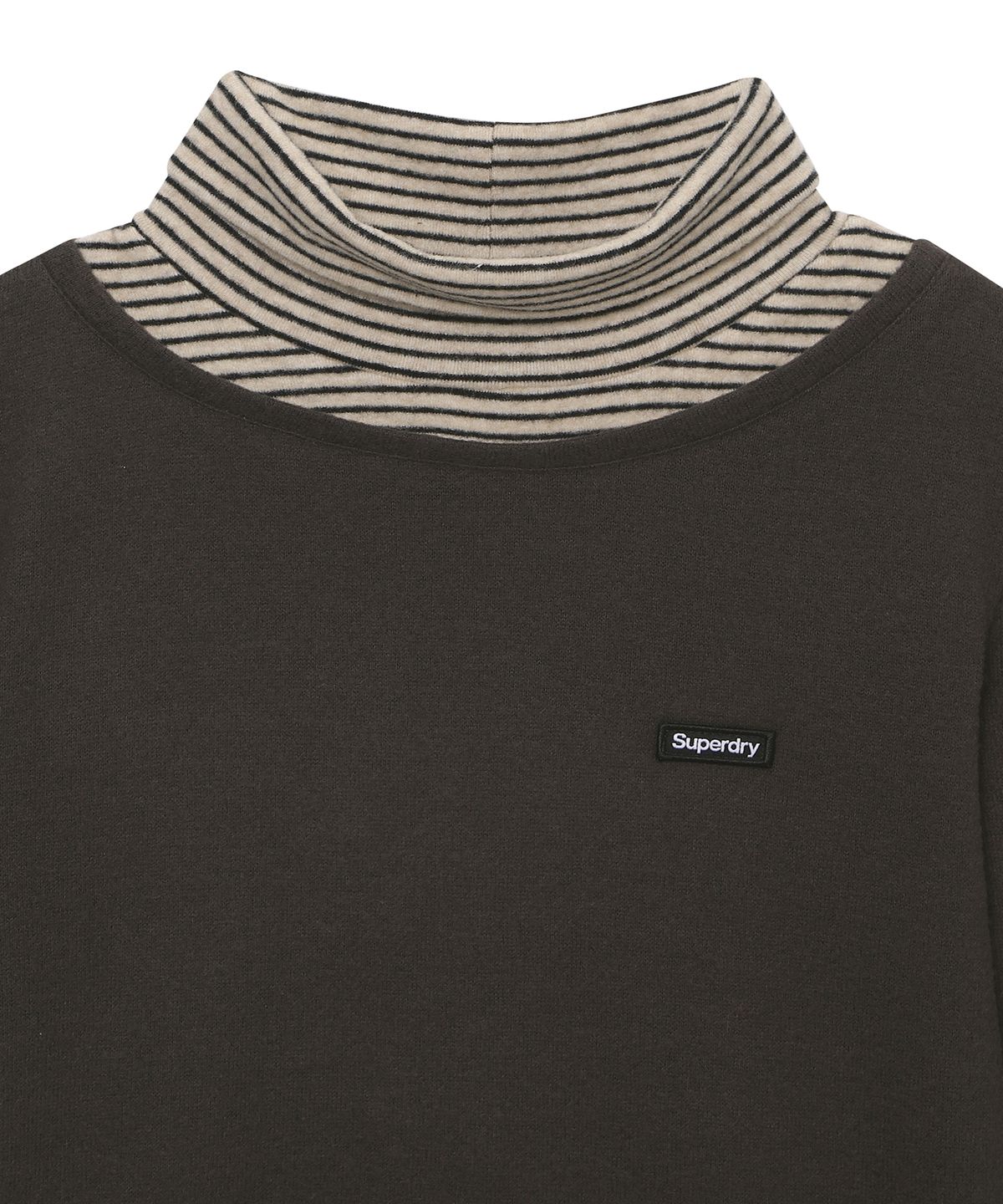 슈퍼드라이(SUPERDRY) 우먼스 터틀라인 롱슬리브 브라운 SDFILDQ07BRW