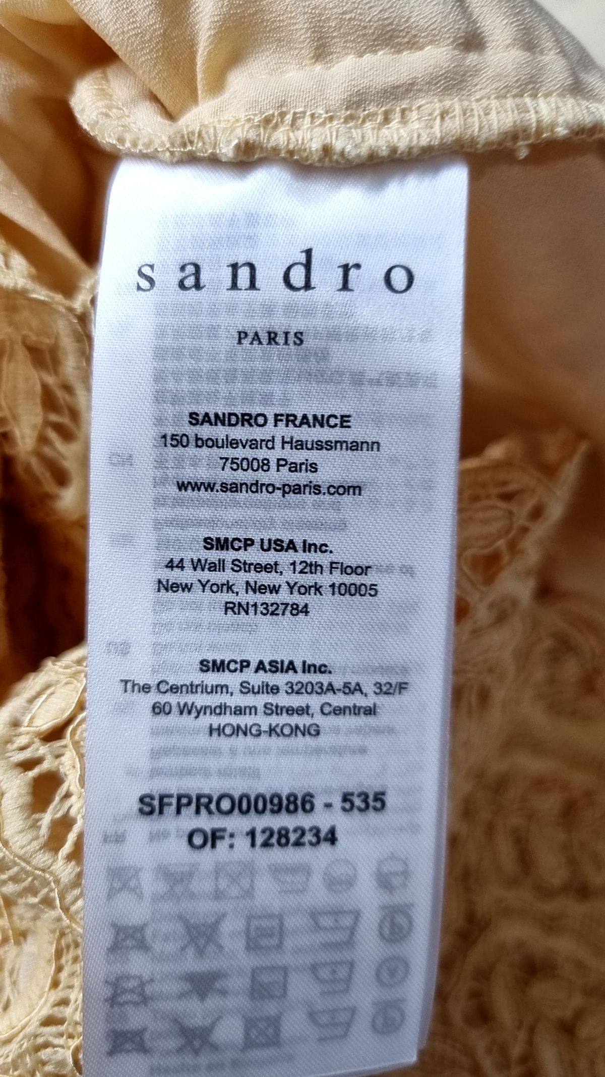 산드로(Sandro) 미니 원피스 38