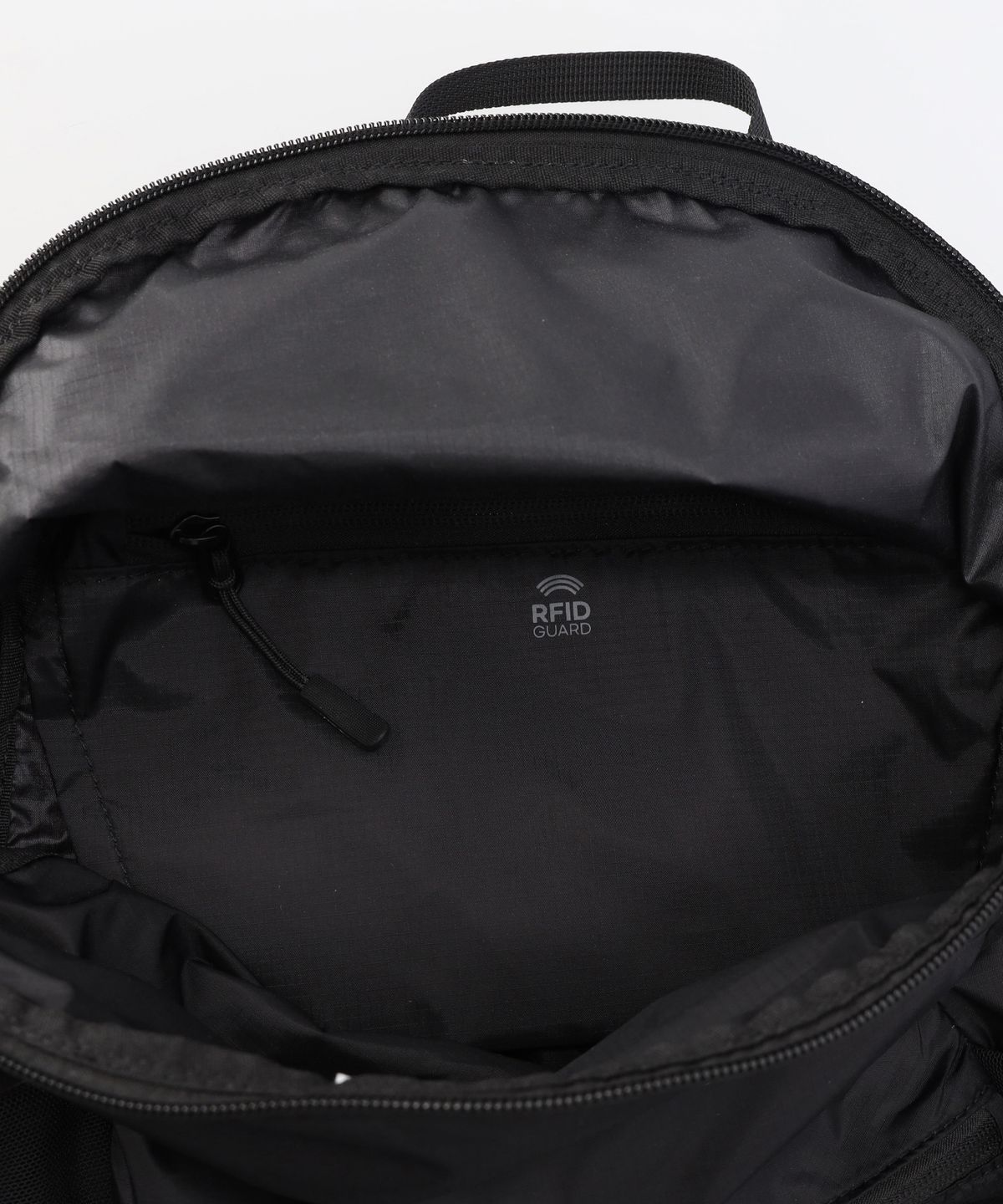 비아모노(VIAMONOH) [SET] 패더라이트 립스탑 경량 패커블 백팩 15L+이너백 (블랙)