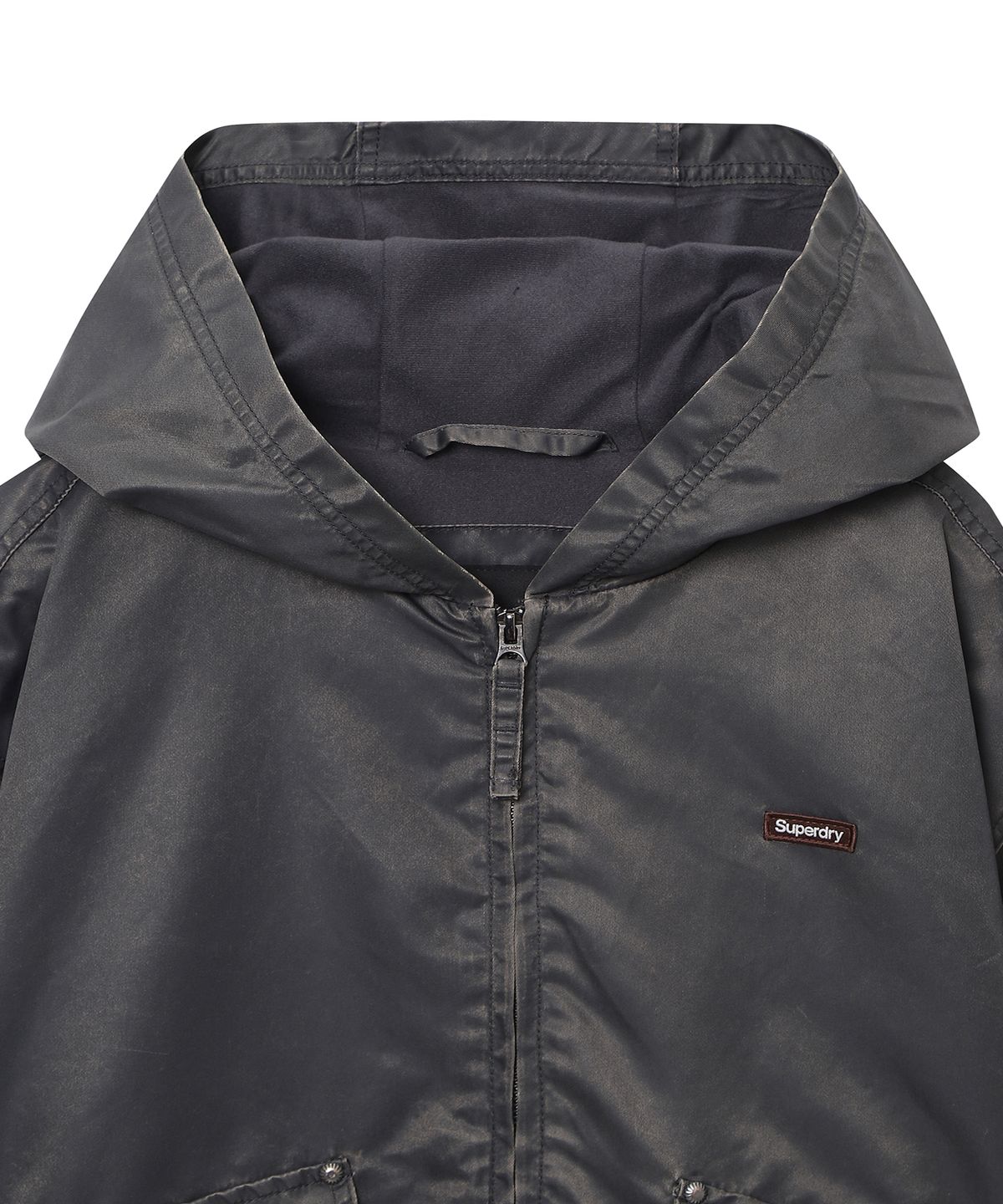 슈퍼드라이(SUPERDRY) 우먼스 레트윈 웜 자켓 차콜 SDFJWDQ01CHL