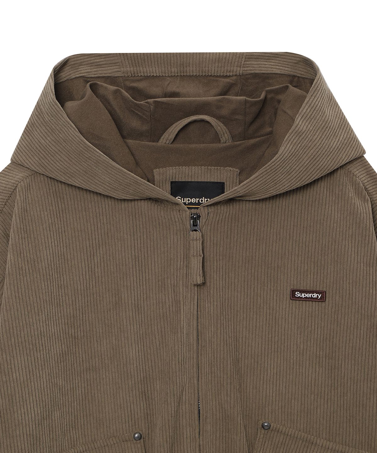 슈퍼드라이(SUPERDRY) 우먼스 코드윈 웜 자켓  다크 베이지 SDFJWDQ02DBE