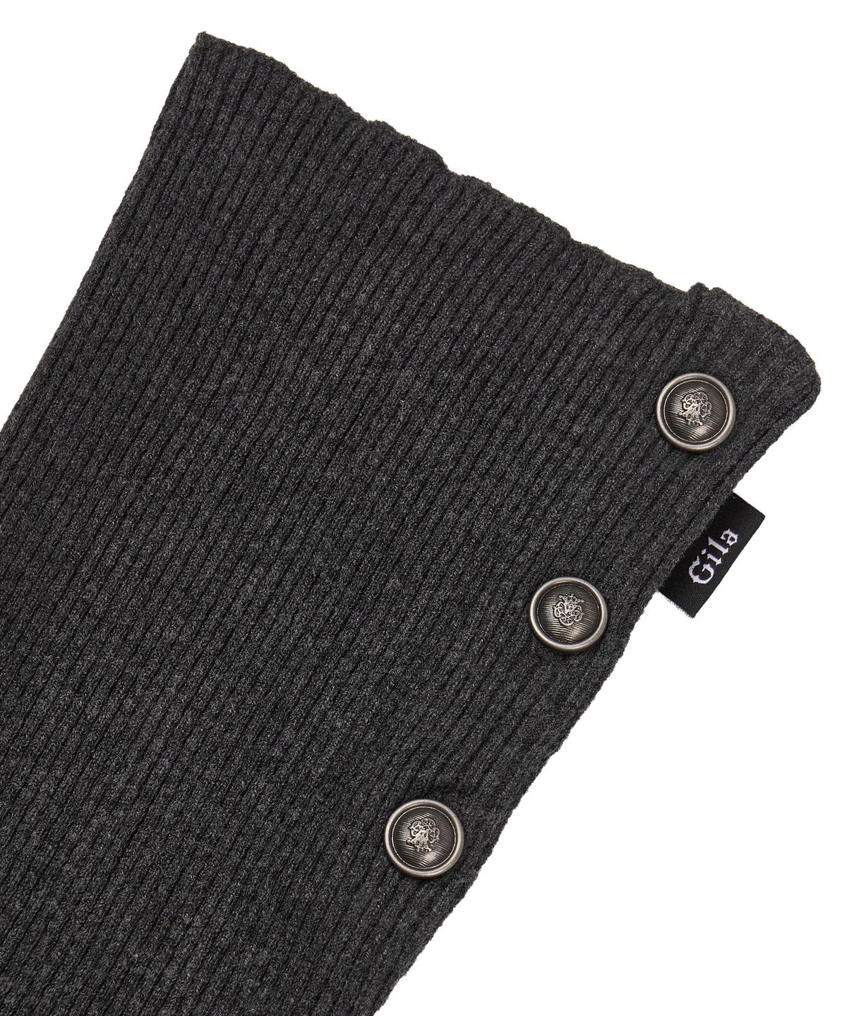 길라아카이브(GILAARCHIVE) KNEE HIGH LEG WARMER_CHARCOAL