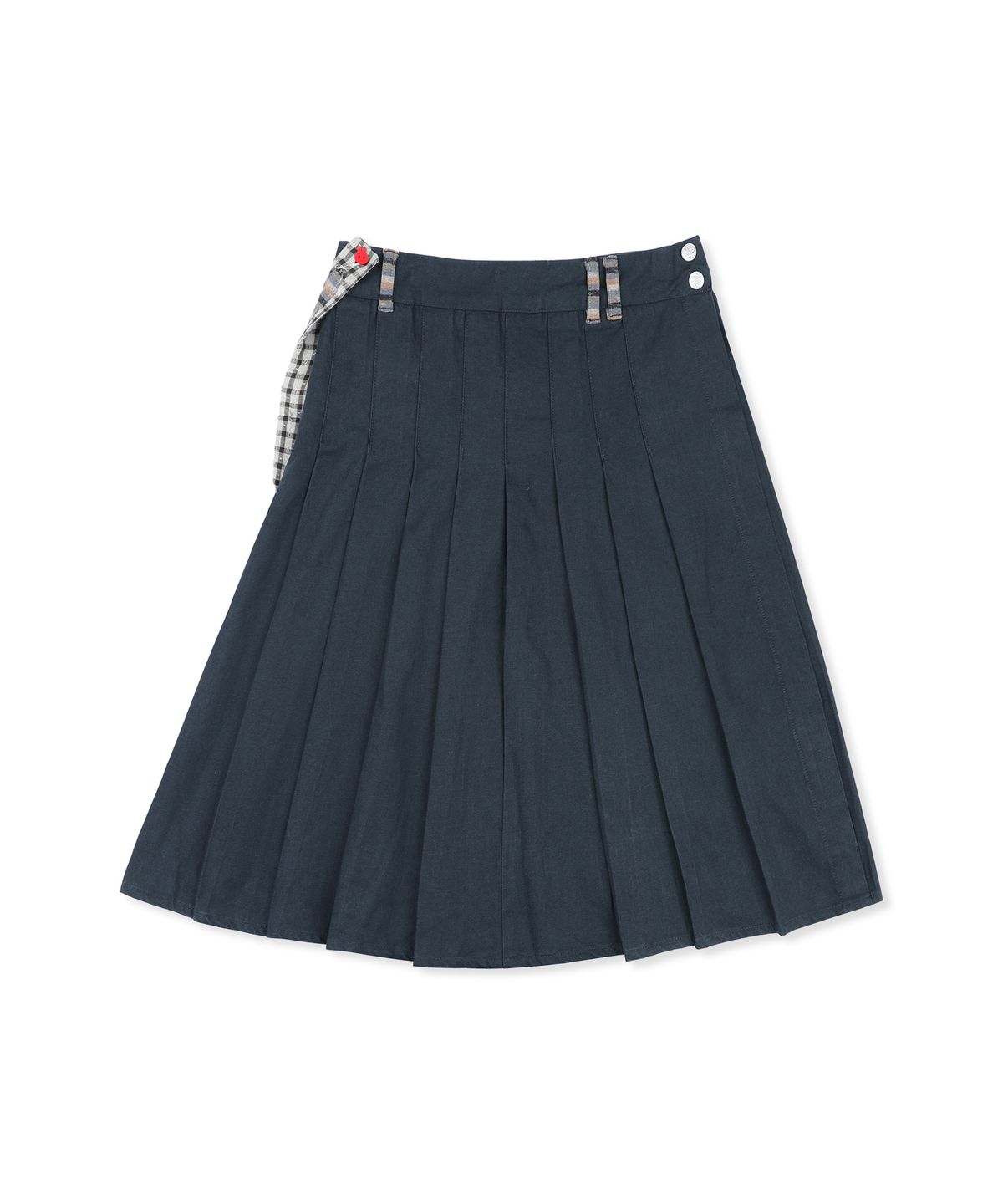 루나키후(RuNaKi'Hu') WXSK017 치이토모 코튼 랩 스커트 (NAVY)