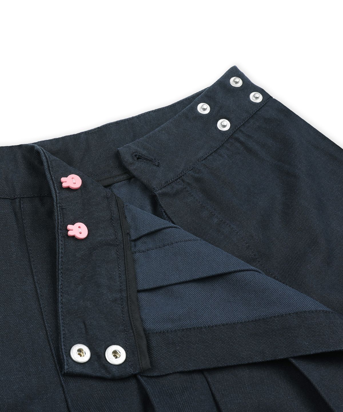 루나키후(RuNaKi'Hu') WXSK017 치이토모 코튼 랩 스커트 (NAVY)
