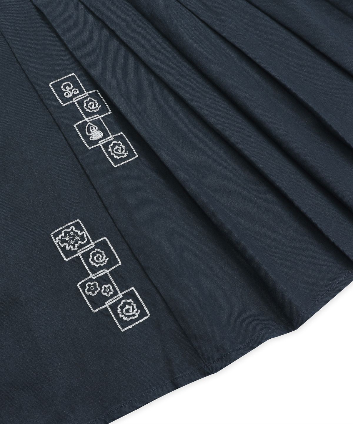 루나키후(RuNaKi'Hu') WXSK017 치이토모 코튼 랩 스커트 (NAVY)