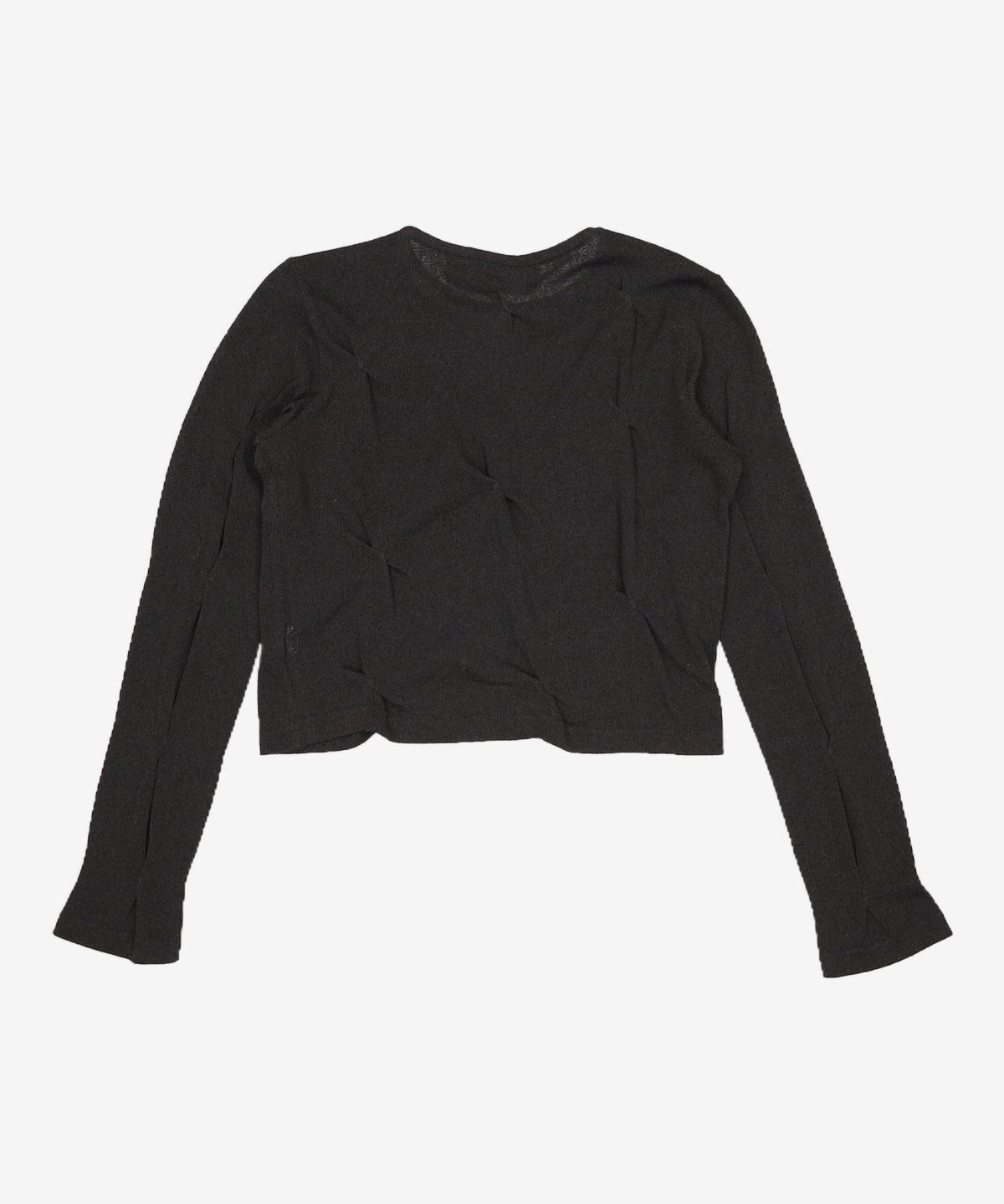 트리밍버드(TREEMINGBIRD) Bar-Tack See-Through Long Sleeve [ Black ] OS