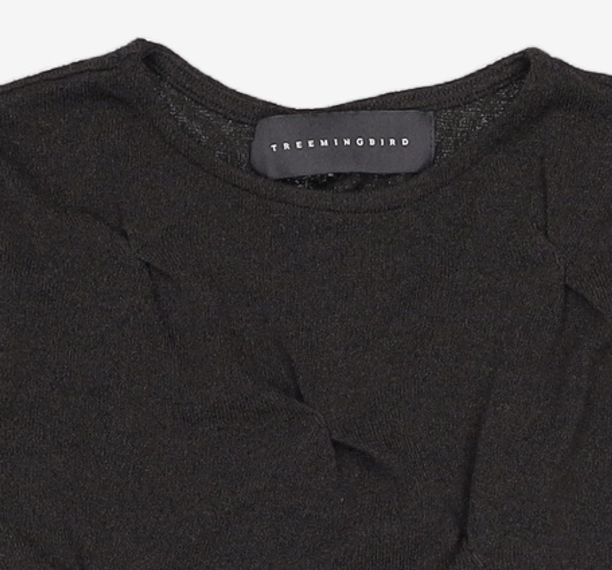 트리밍버드(TREEMINGBIRD) Bar-Tack See-Through Long Sleeve [ Black ] OS