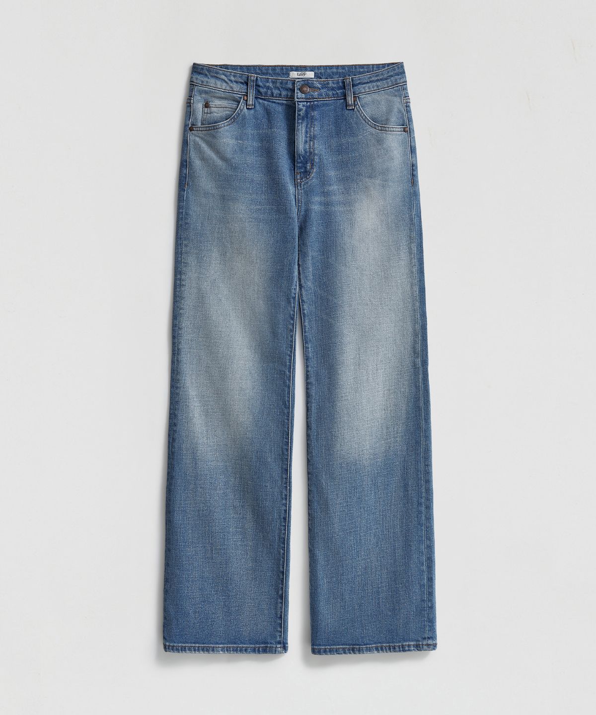 엘무드 우먼(LMOOD WOMEN) DEVON Straight Denim Washed Blue