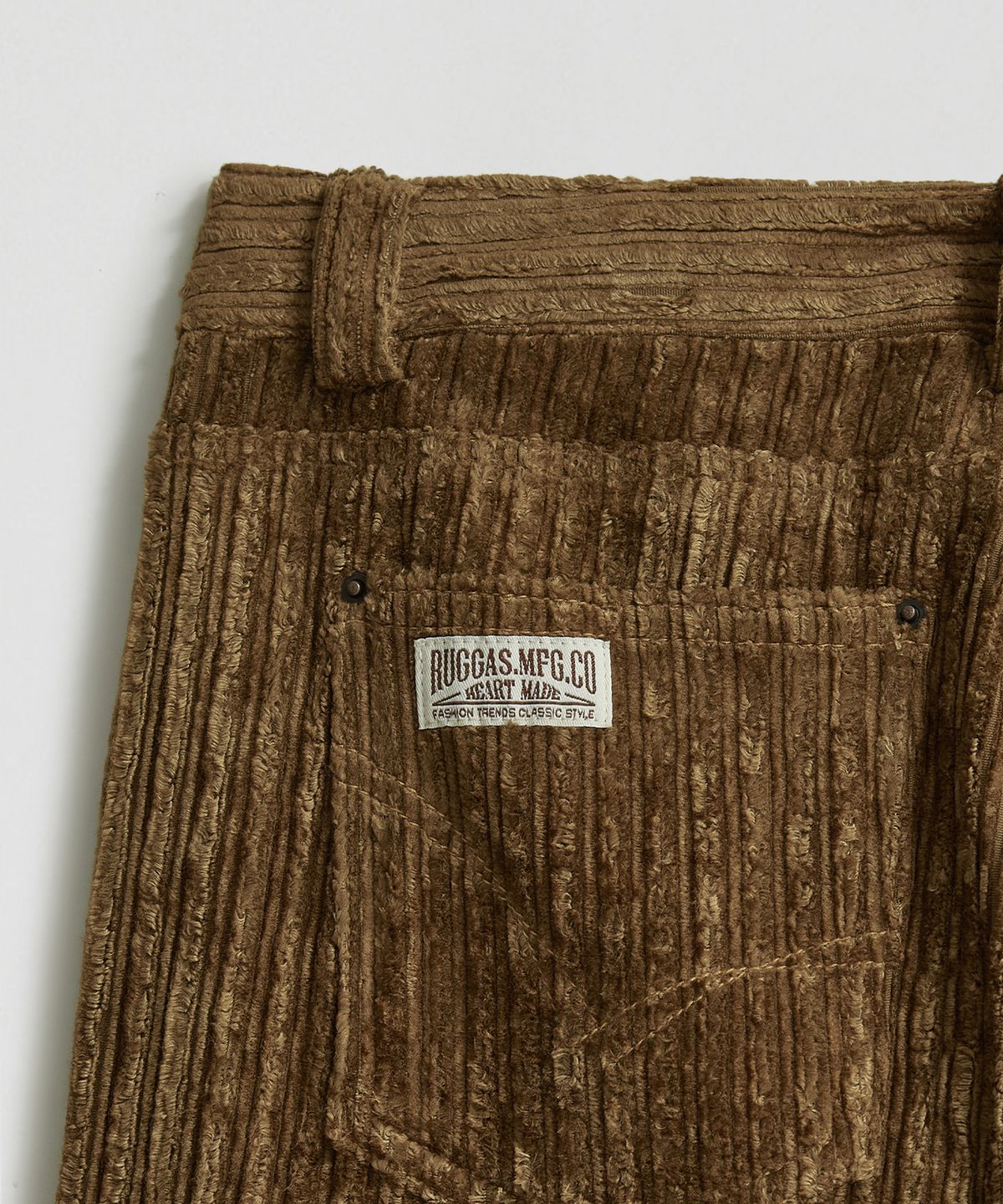 엘무드 우먼(LMOOD WOMEN) DEVON Corduroy Straight Pants Tan