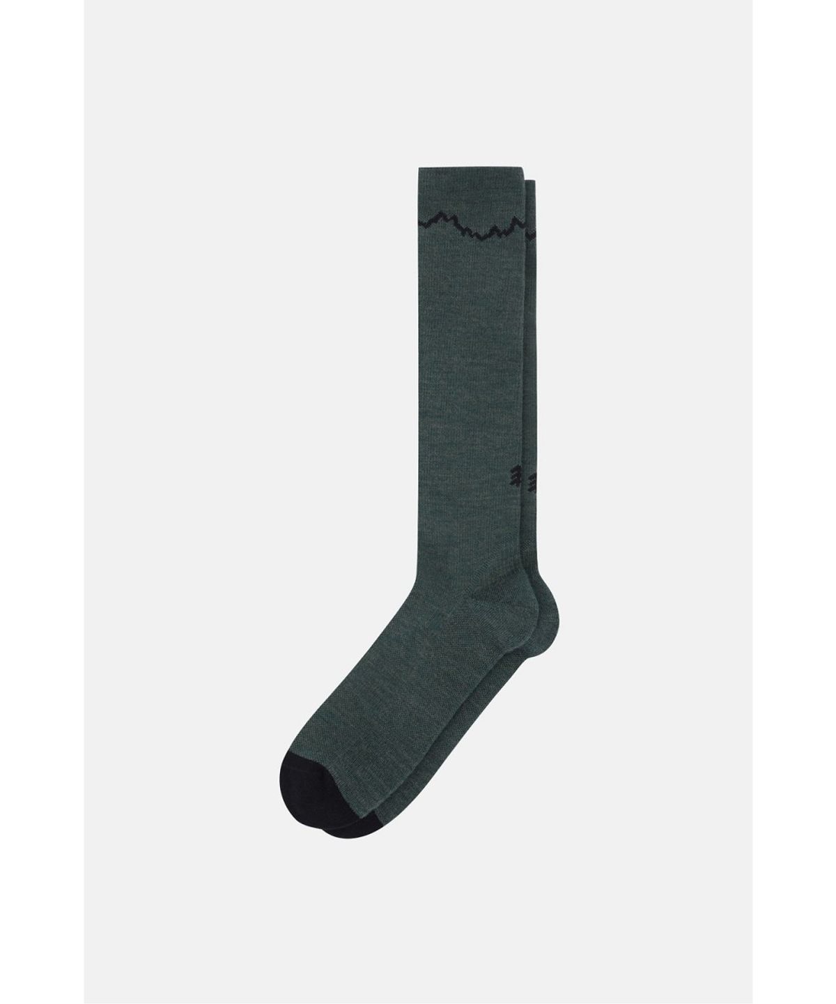 코오롱스포츠(KOLON SPORT) 울 혼방 하이 삭스 QELAX26351DGR