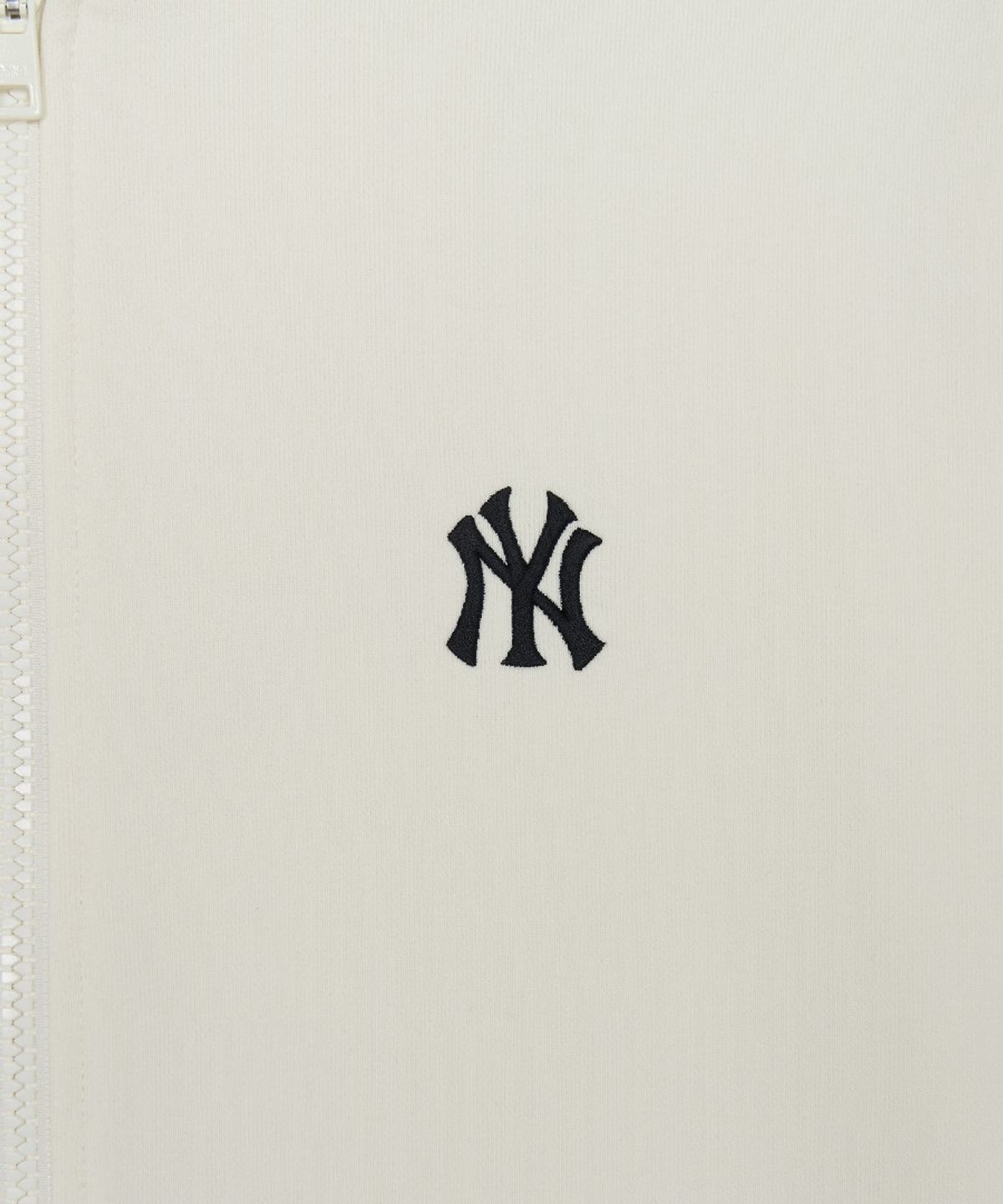 엠엘비(MLB) 베이직 스몰로고 후드집업 NY (Cream)