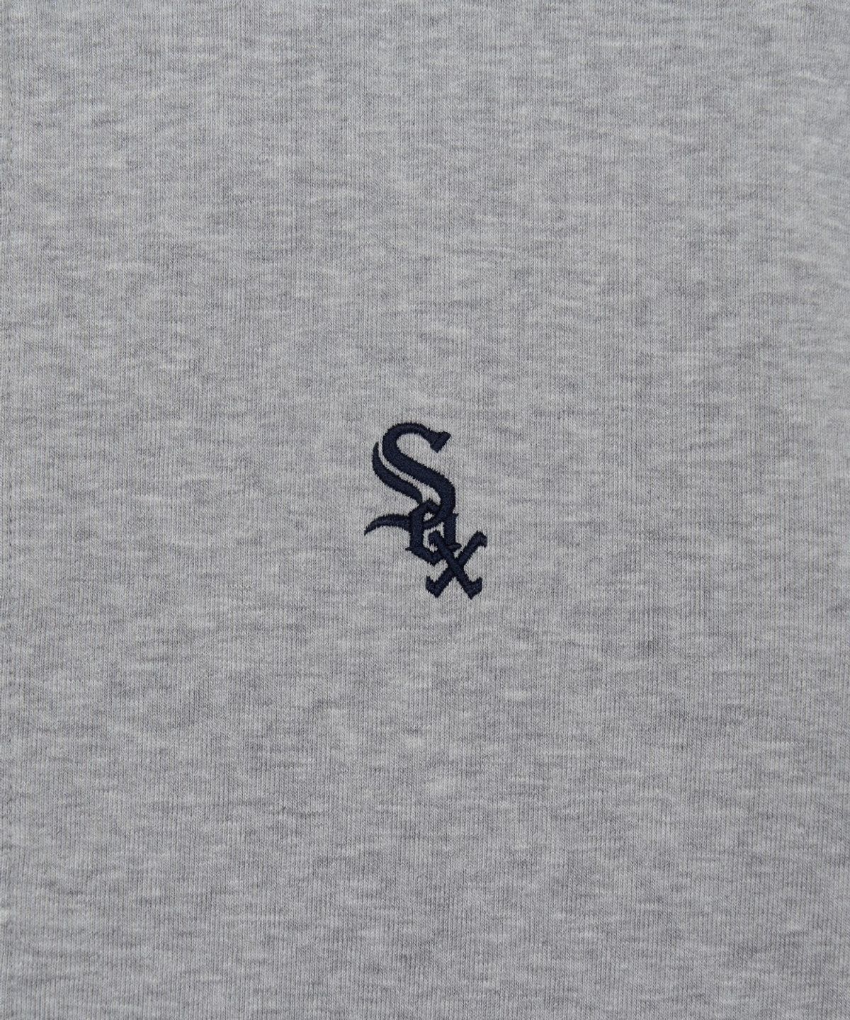 엠엘비(MLB) 베이직 스몰로고 후드집업 CHW (Melange Grey)