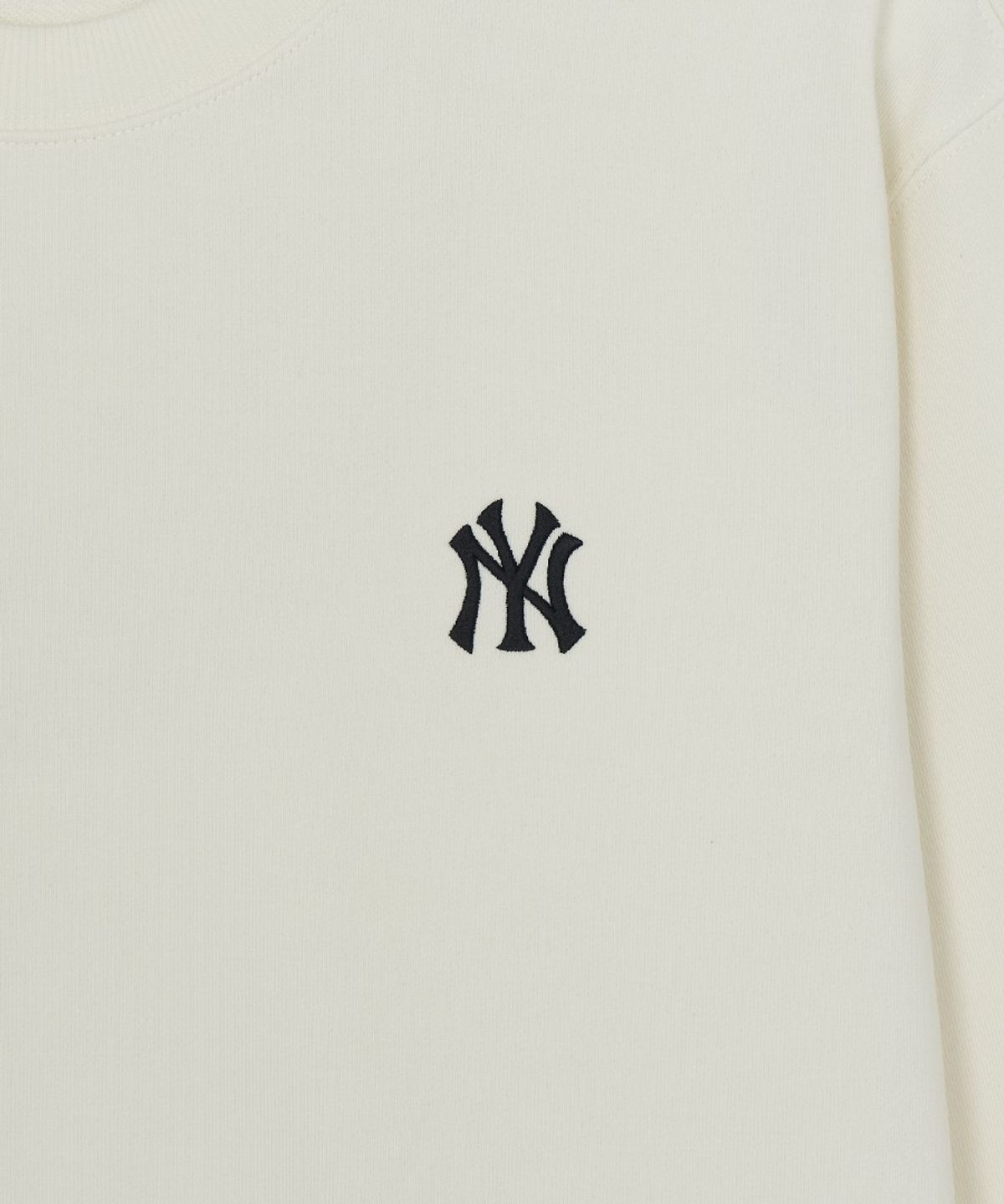 엠엘비(MLB) 베이직 스몰로고 맨투맨 NY (Cream)