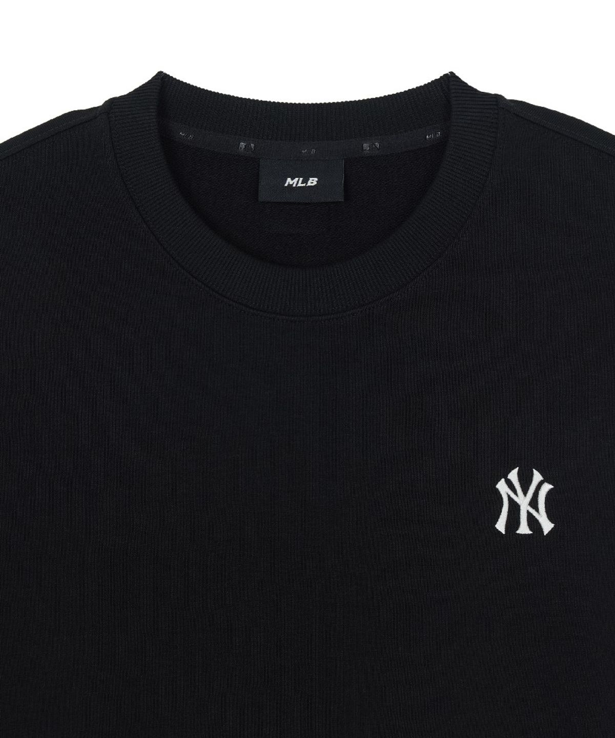엠엘비(MLB) 베이직 스몰로고 맨투맨 NY (Black)