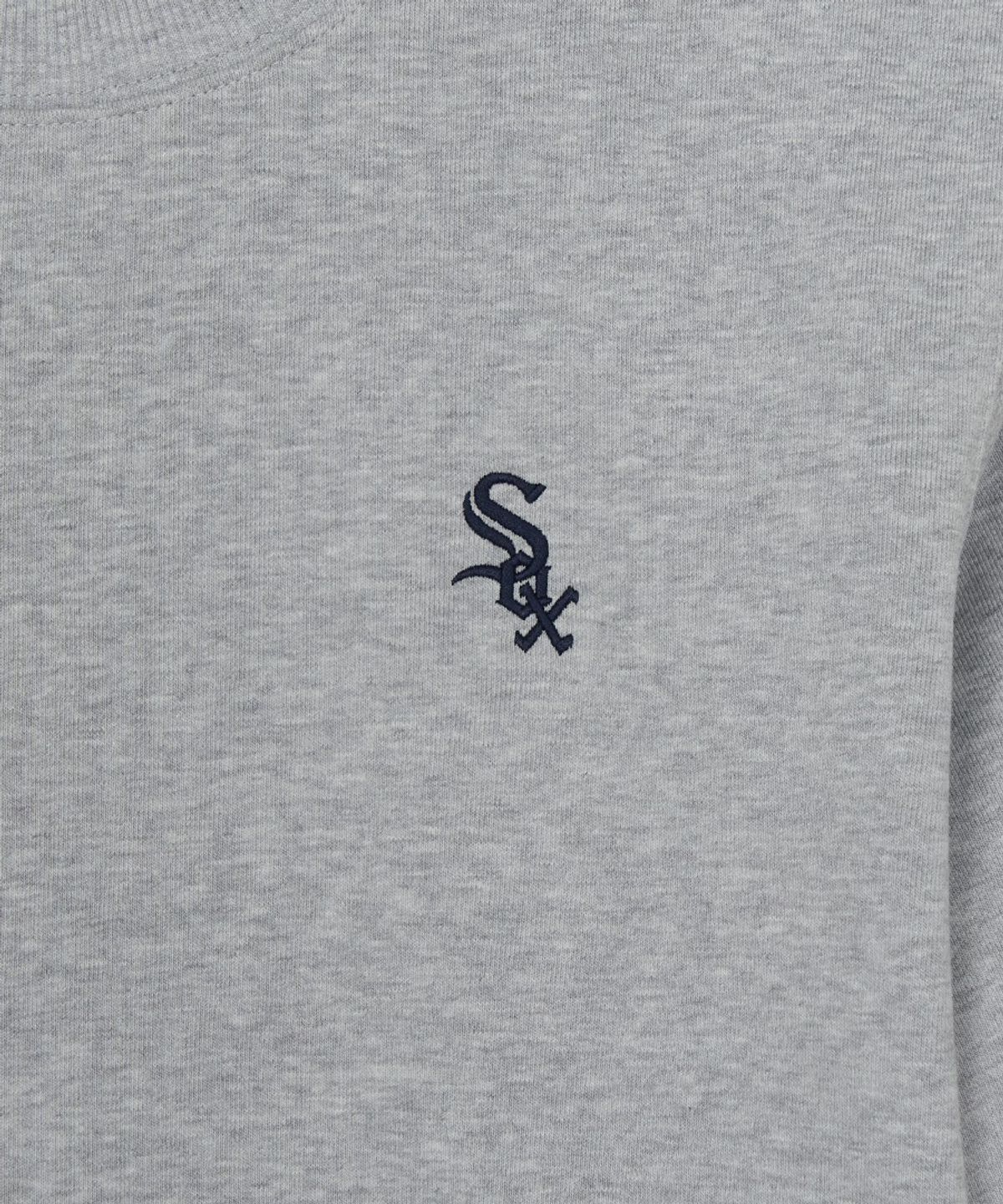 엠엘비(MLB) 베이직 스몰로고 맨투맨 CHW (Melange Grey)