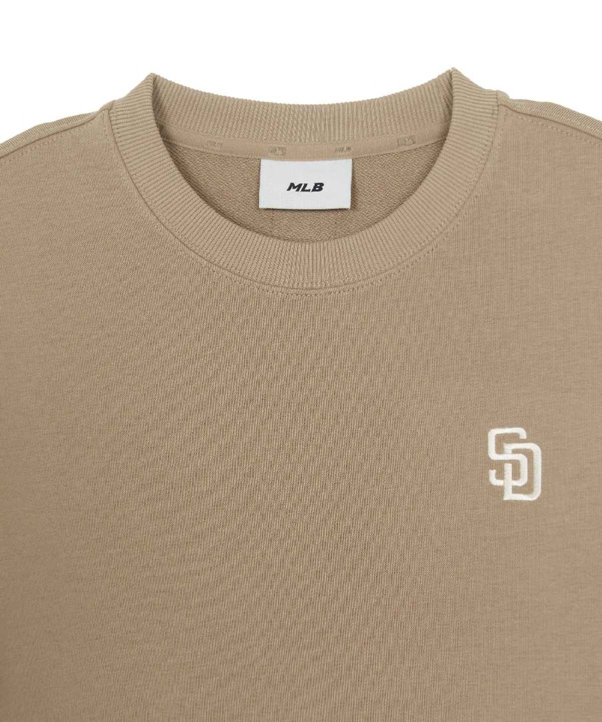 엠엘비(MLB) 베이직 스몰로고 맨투맨 SD (Mg.Beige)