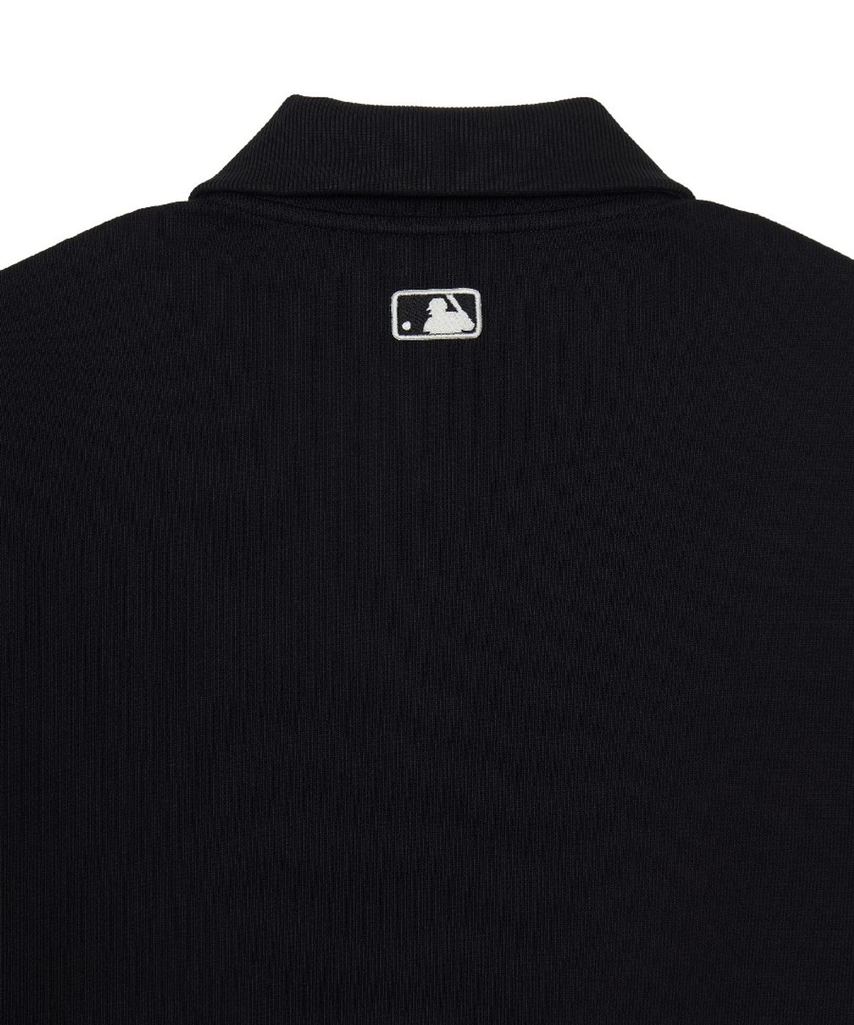 엠엘비(MLB) 베이직 스몰로고 반집업 맨투맨 LA (Black)