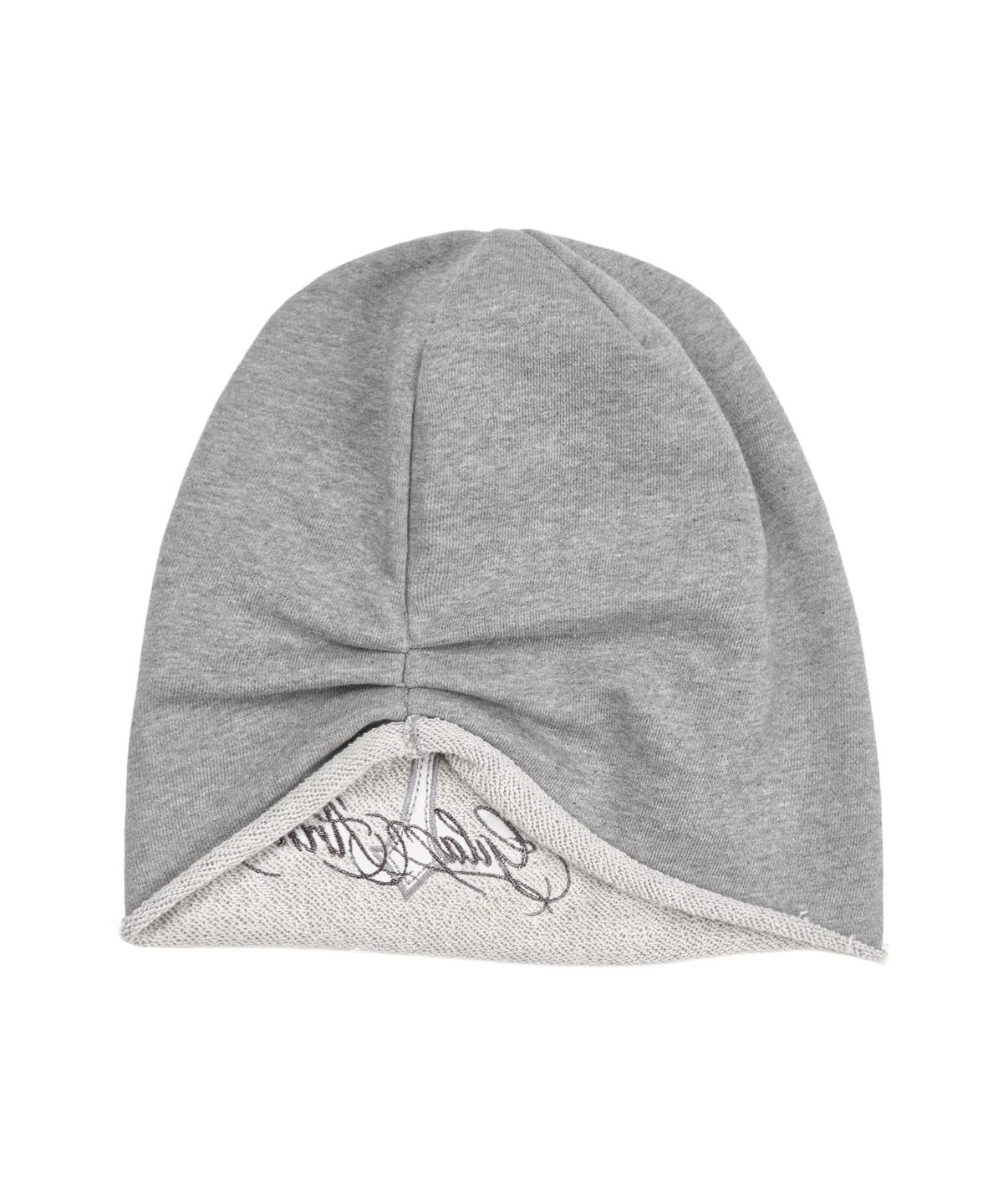 길라아카이브(GILAARCHIVE) CROSS PATCH LETTERING LOGO BEANIE_GREY