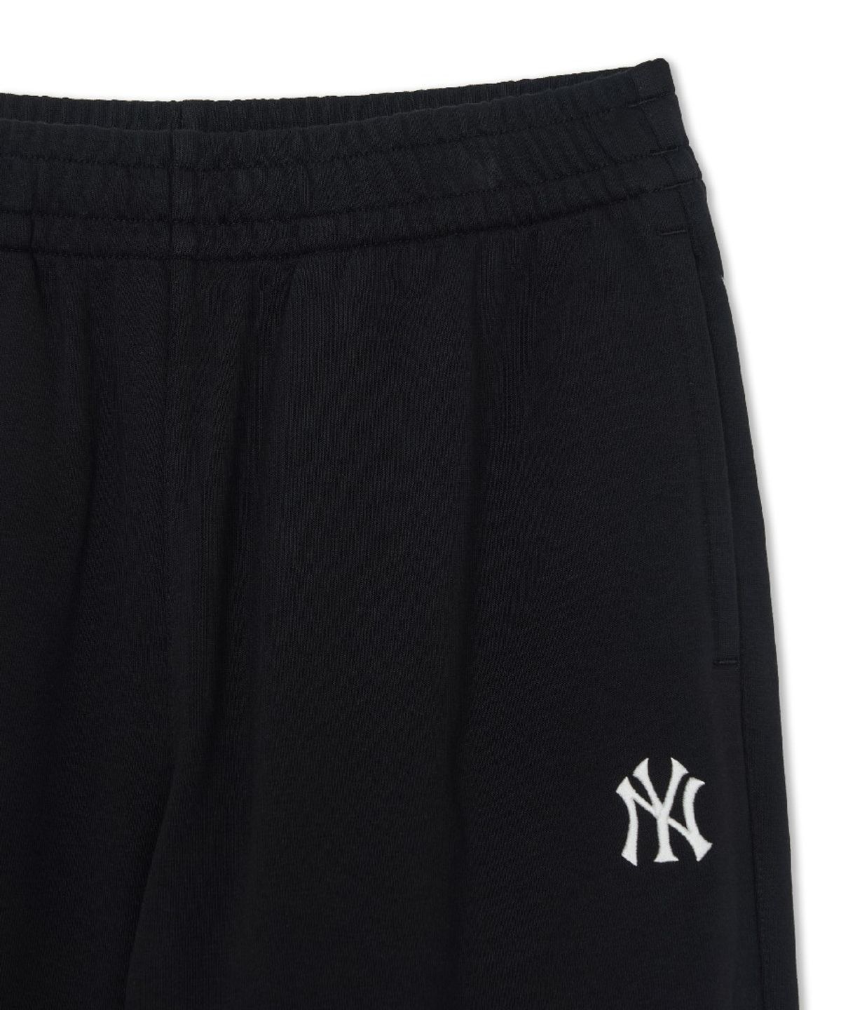 엠엘비(MLB) 베이직 스몰로고 조거 팬츠 NY (Black)