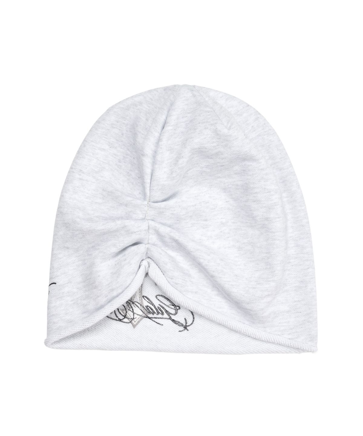 길라아카이브(GILAARCHIVE) CROSS PATCH LETTERING LOGO BEANIE_LIGHT GREY
