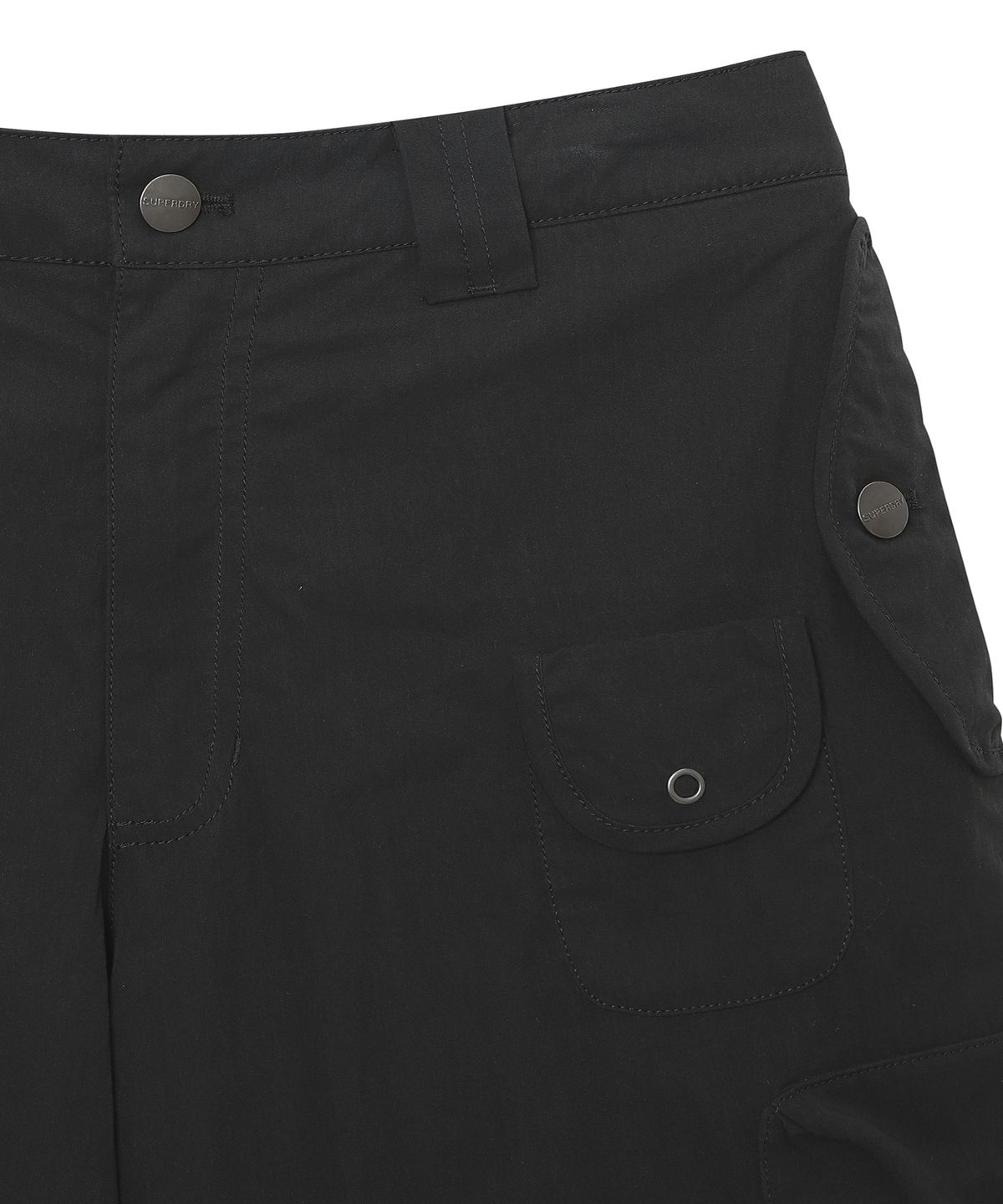 슈퍼드라이(SUPERDRY) 우먼스 유틸웜 카고 팬츠 블랙 SDFLWDQ01BLK