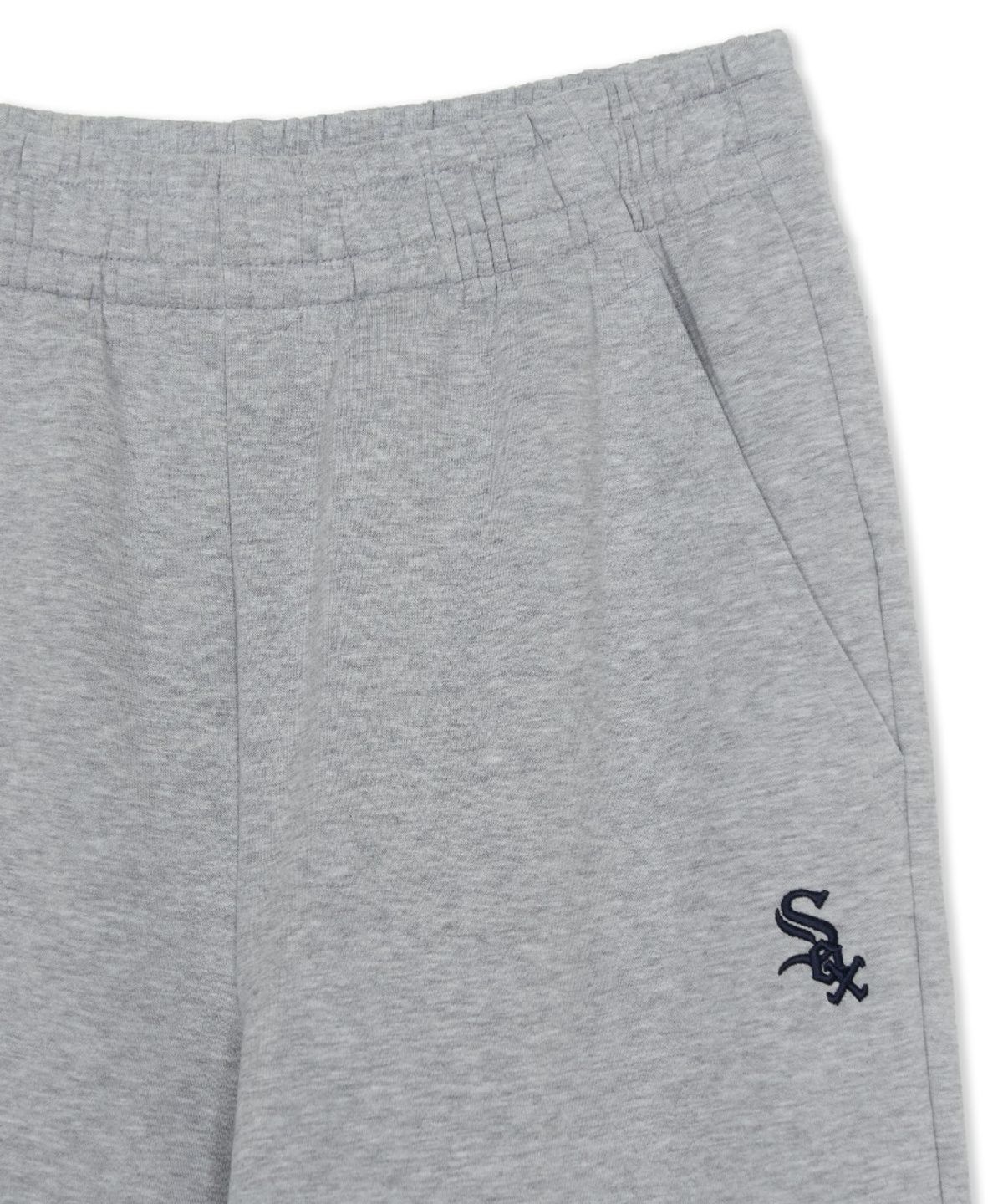 엠엘비(MLB) 베이직 스몰로고 스트레치 스트레이트 팬츠 CHW (Melange Grey)