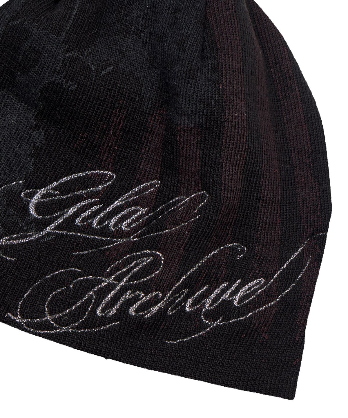 길라아카이브(GILAARCHIVE) USA LETTERING LOGO BEANIE_BLACK