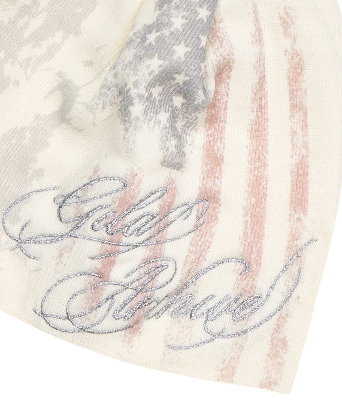 길라아카이브(GILAARCHIVE) USA LETTERING LOGO BEANIE_WHITE