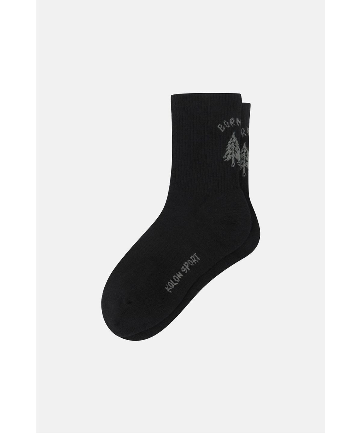 코오롱스포츠(KOLON SPORT) BORN WILD 크루 삭스 QELAX26655BLK