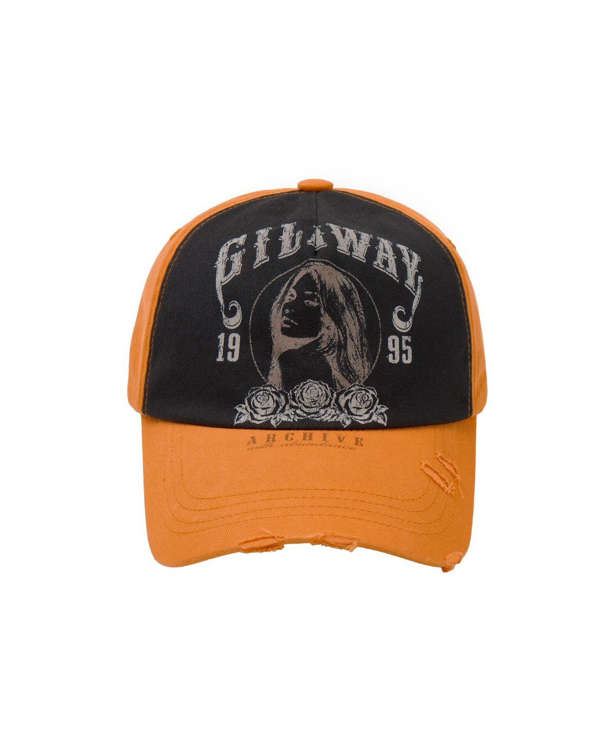 길라아카이브(GILAARCHIVE) RUNAWAY GIRL VINTAGE CAP_BLACK