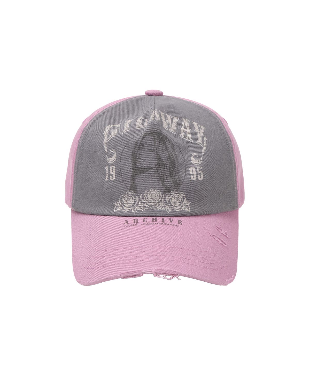 길라아카이브(GILAARCHIVE) RUNAWAY GIRL VINTAGE CAP_PINK