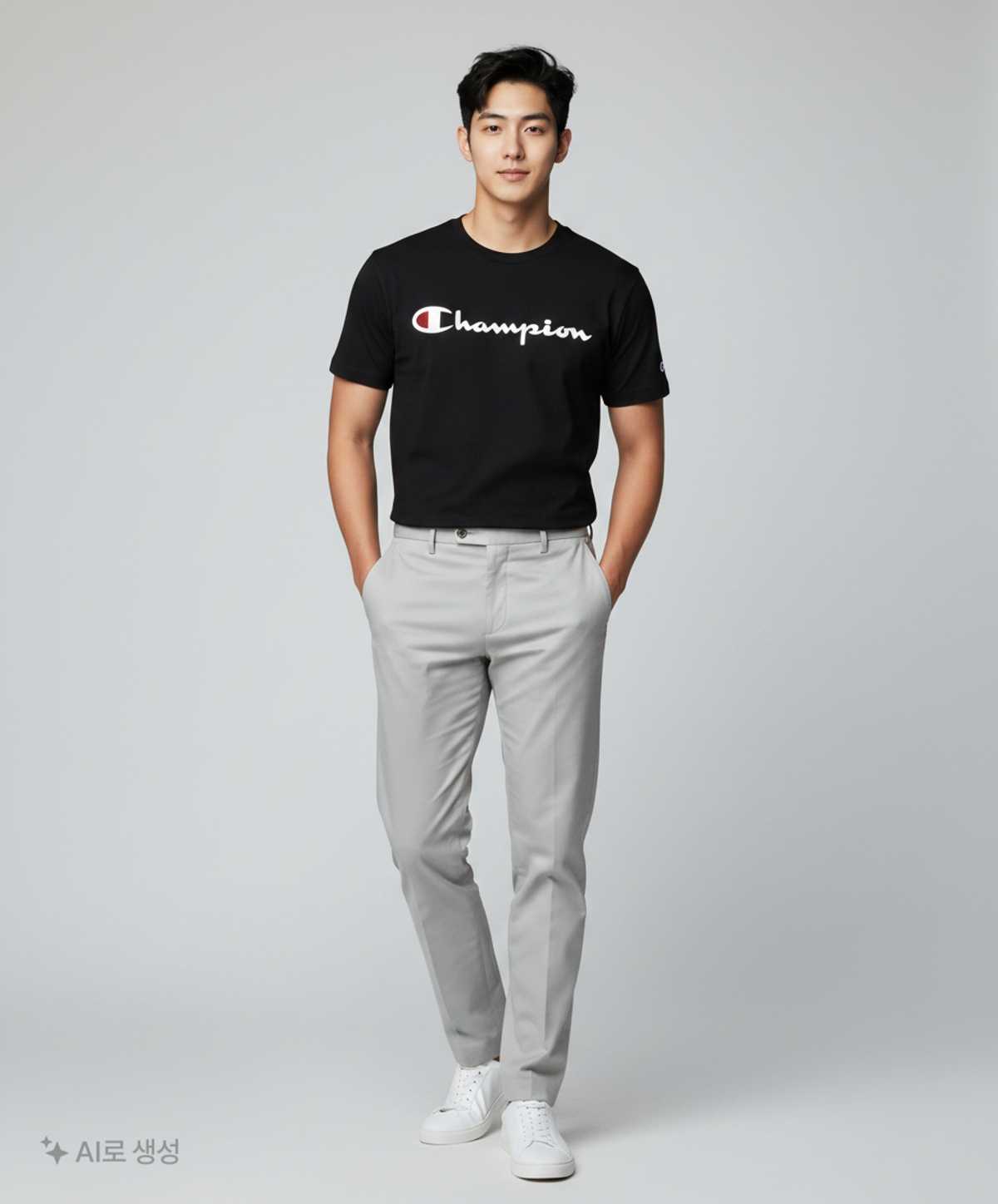 챔피온(CHAMPION) 반소매 티셔츠 L