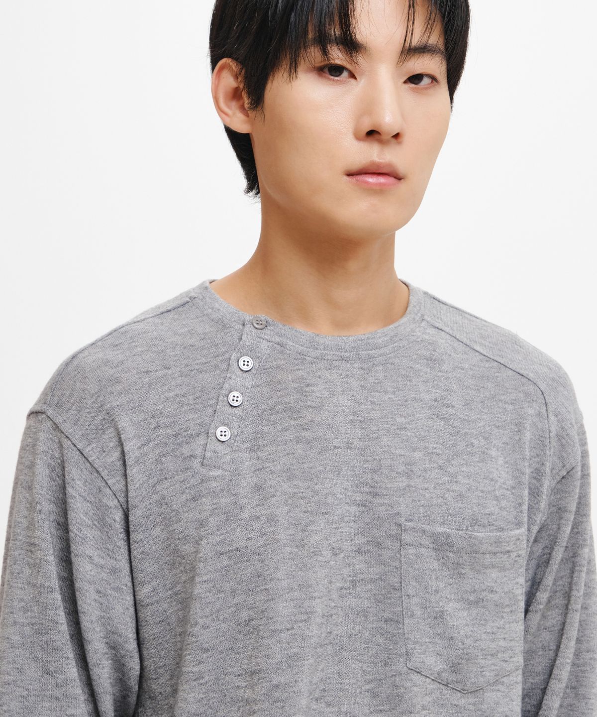 인템포무드(INTEMPOMOOD) 위캔드 니트 롱 슬리브 : 2컬러