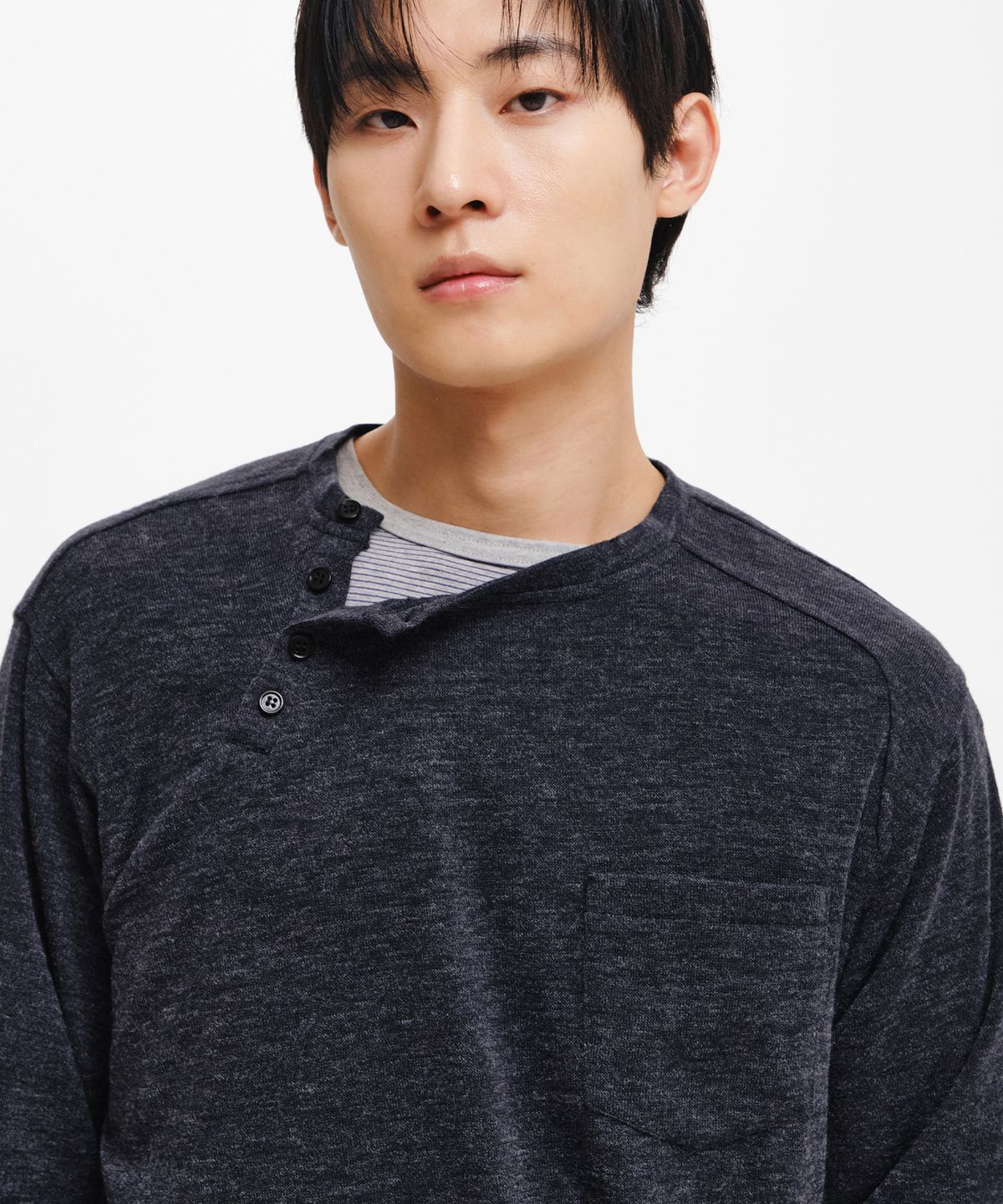 인템포무드(INTEMPOMOOD) 위캔드 니트 롱 슬리브 : 2컬러