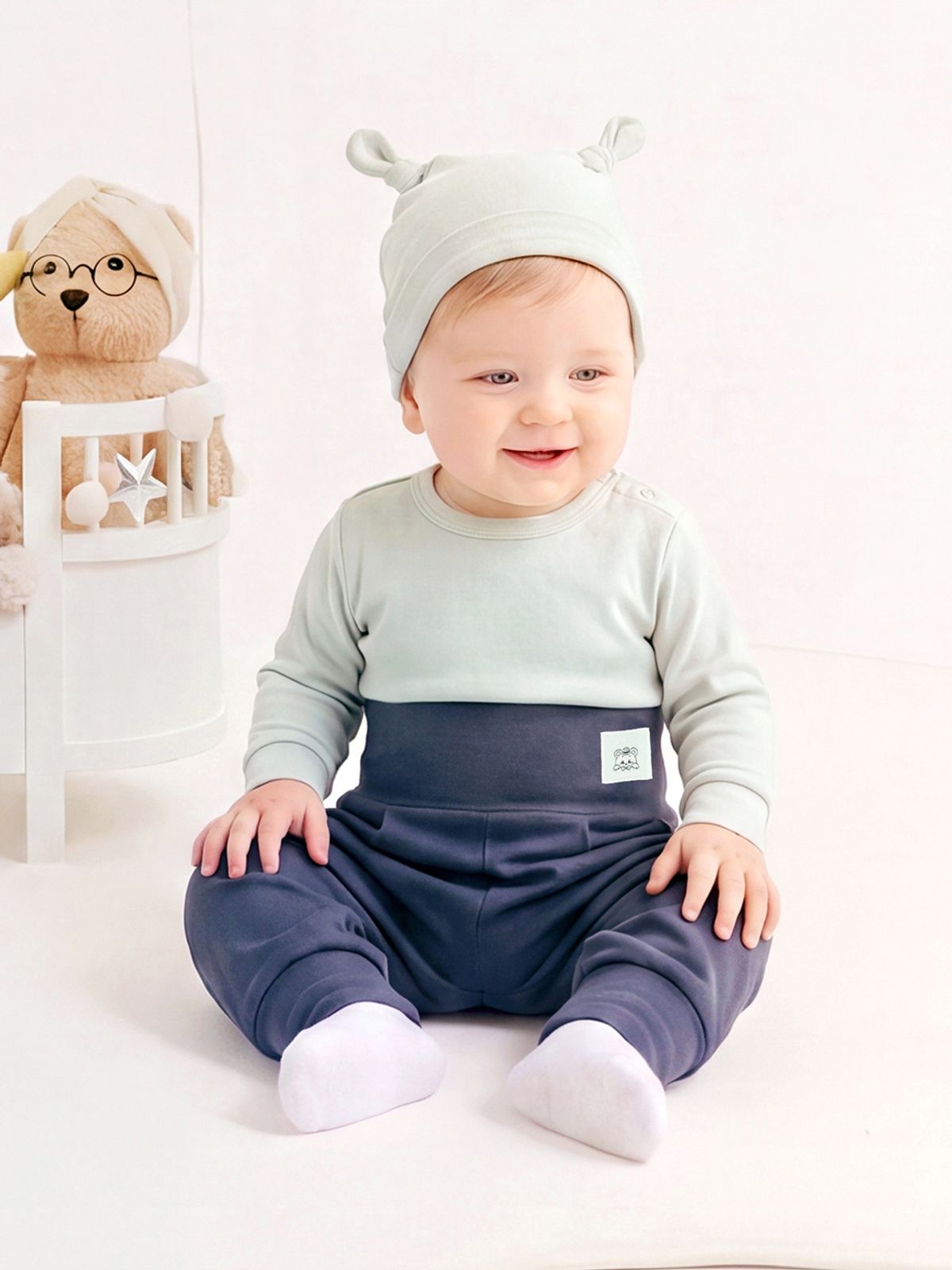 밀크베이비(MILKBABY) 파스텔 배앓이방지 라운지웨어
