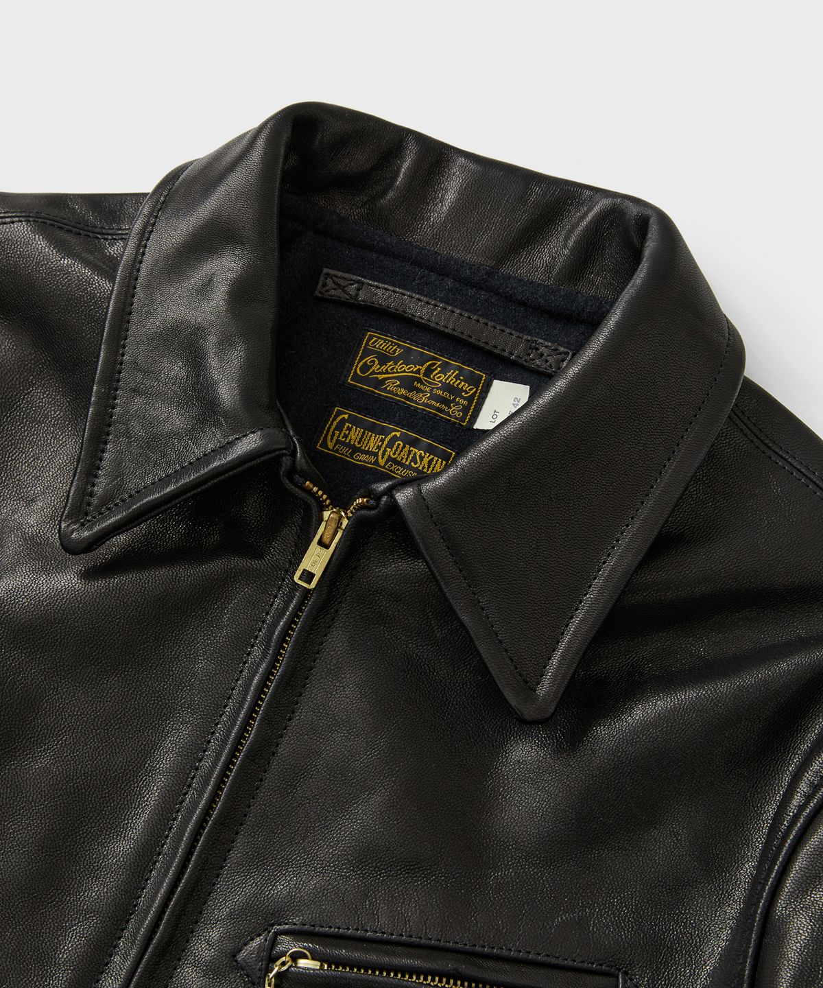 브론슨(BRONSON) Lot 391 Cossack Goatskin Leather Jacket