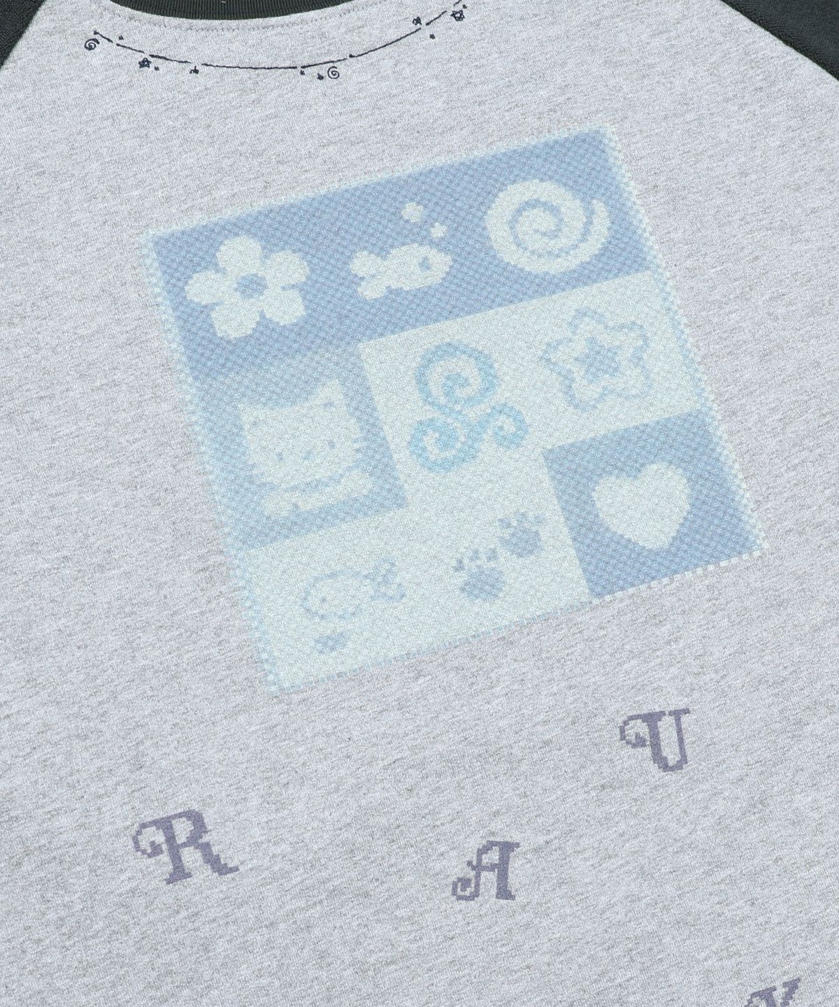 루나키후(RuNaKi'Hu') WXT091 세이란 래글런 롱슬리브 (GRAY)