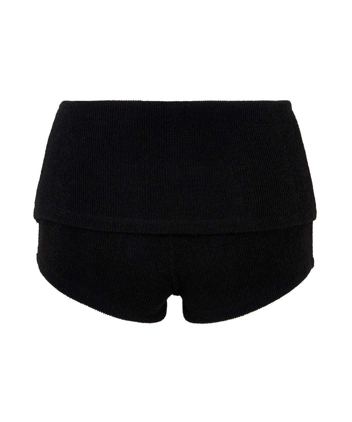 길라아카이브(GILAARCHIVE) 4-BUTTON KNIT SHORTS_BLACK