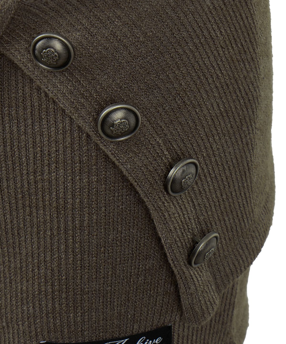길라아카이브(GILAARCHIVE) 4-BUTTON KNIT SHORTS_KHAKI