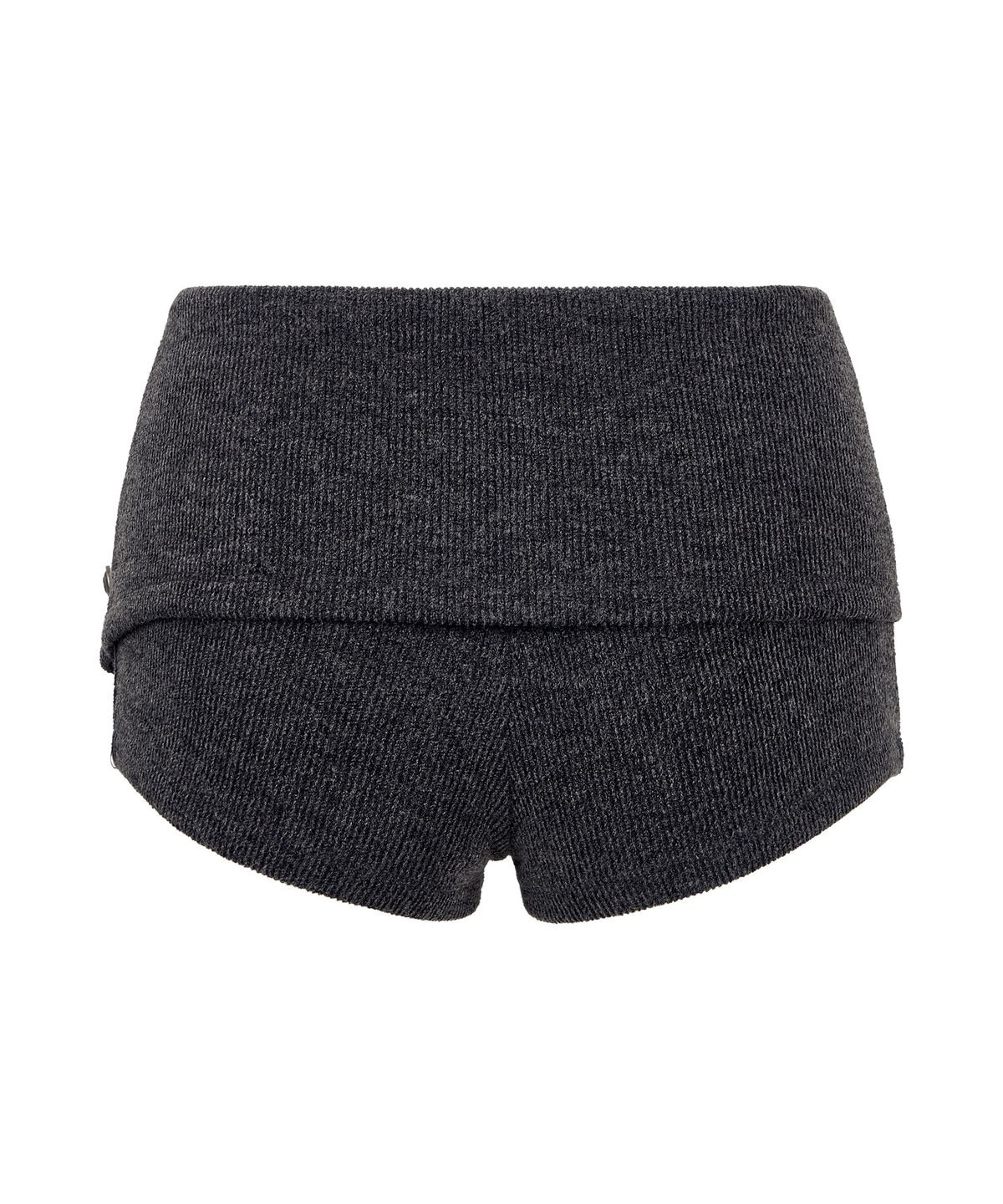 길라아카이브(GILAARCHIVE) 4-BUTTON KNIT SHORTS_CHARCOAL