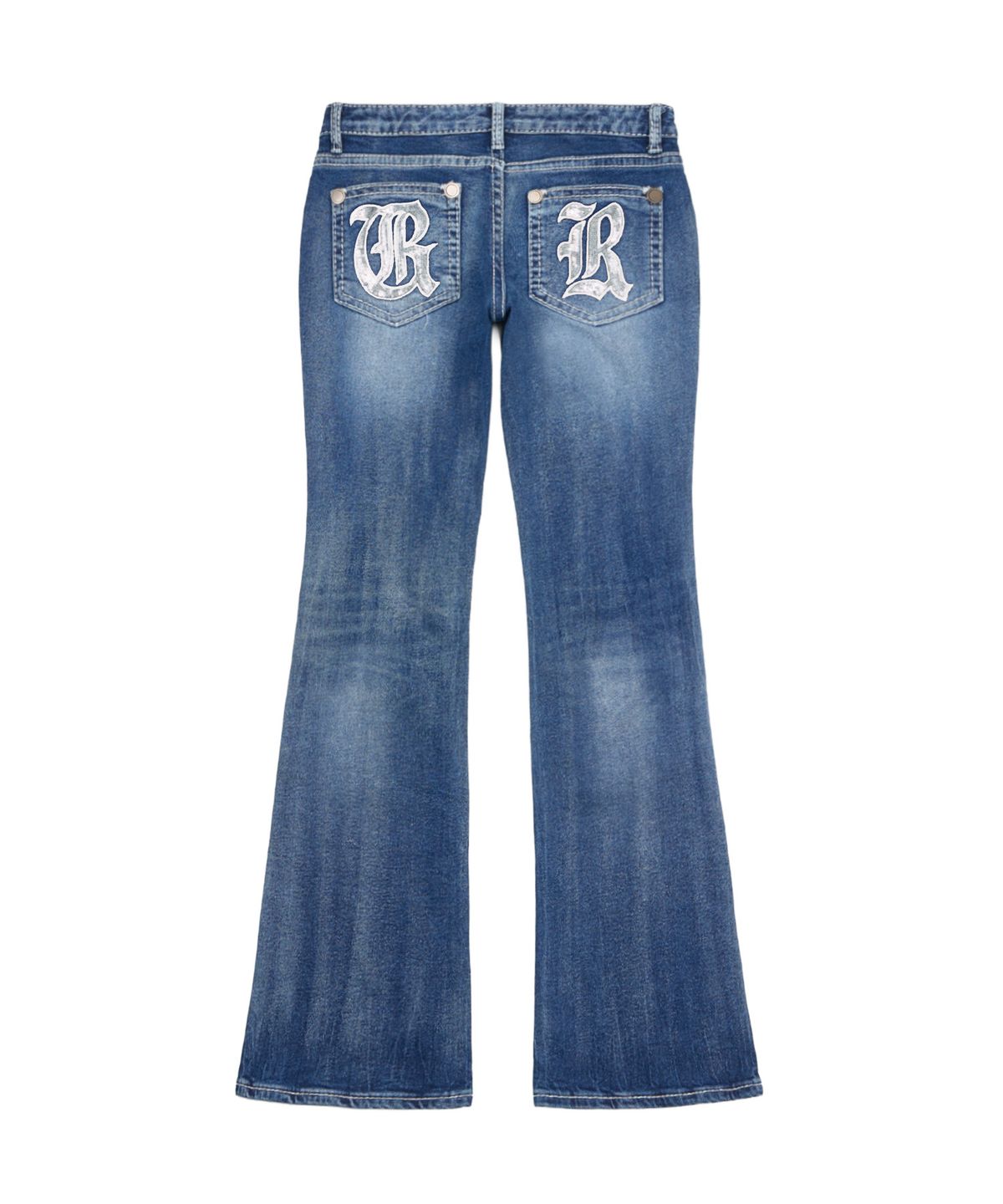 길라아카이브(GILAARCHIVE) GR-LOW RISE BOOTSCUT DENIM PANTS_BLUE