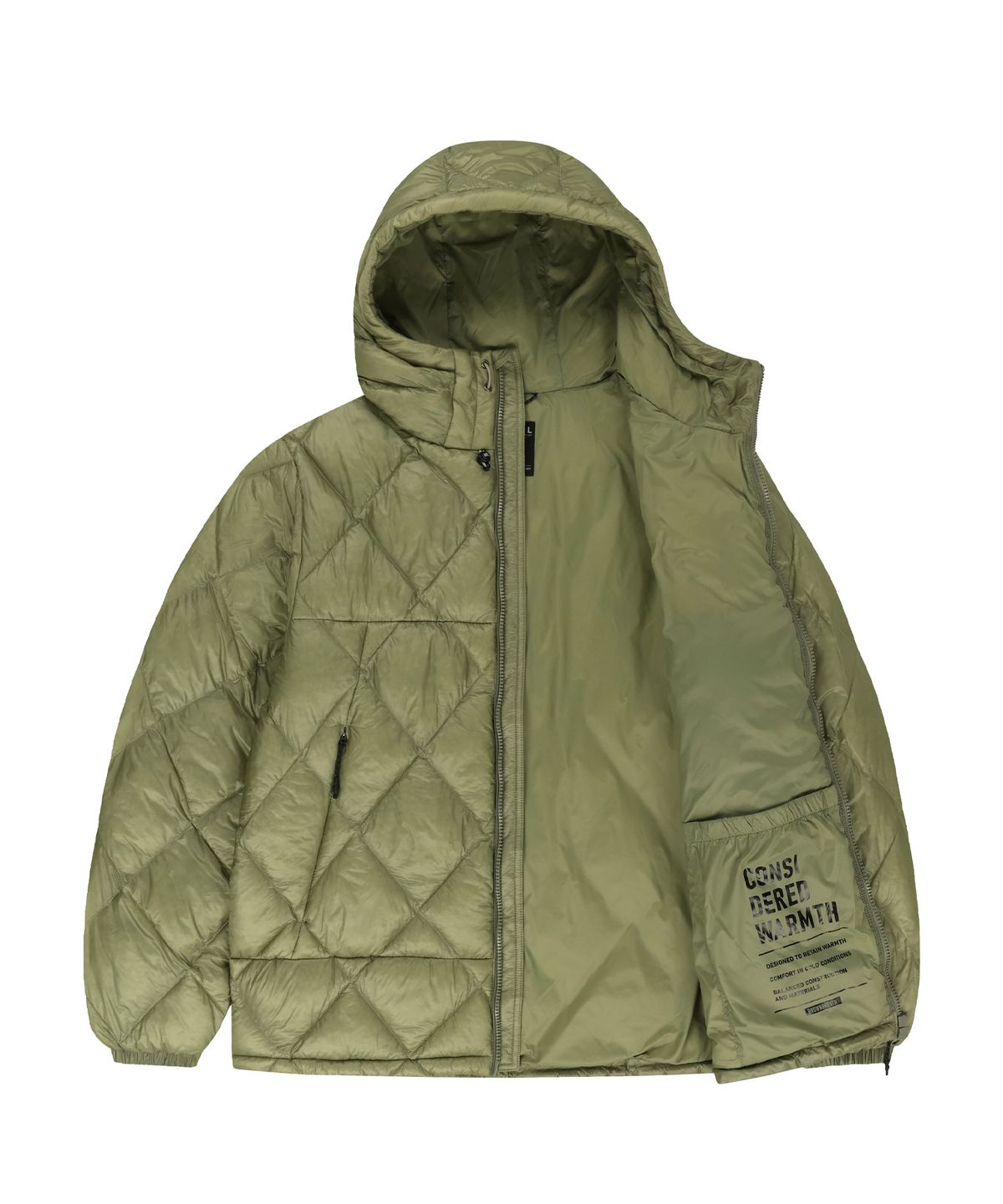 브라운브레스(BROWNBREATH) STITCH LIGHT PADDED JACKET