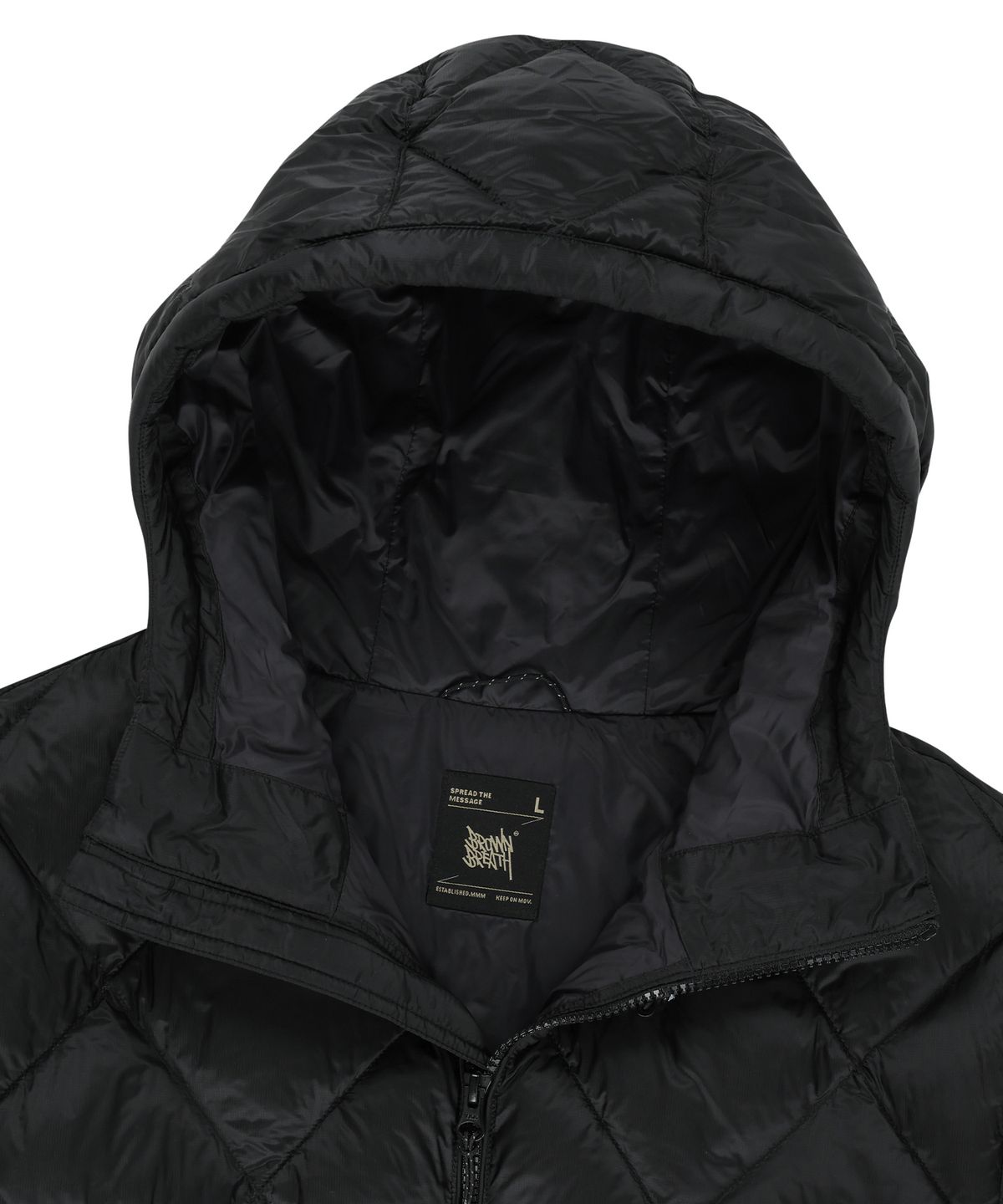 브라운브레스(BROWNBREATH) STITCH LIGHT PADDED JACKET