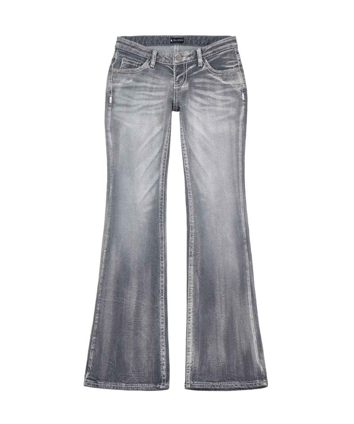 길라아카이브(GILAARCHIVE) GR-LOW RISE BOOTSCUT DENIM PANTS_GREY