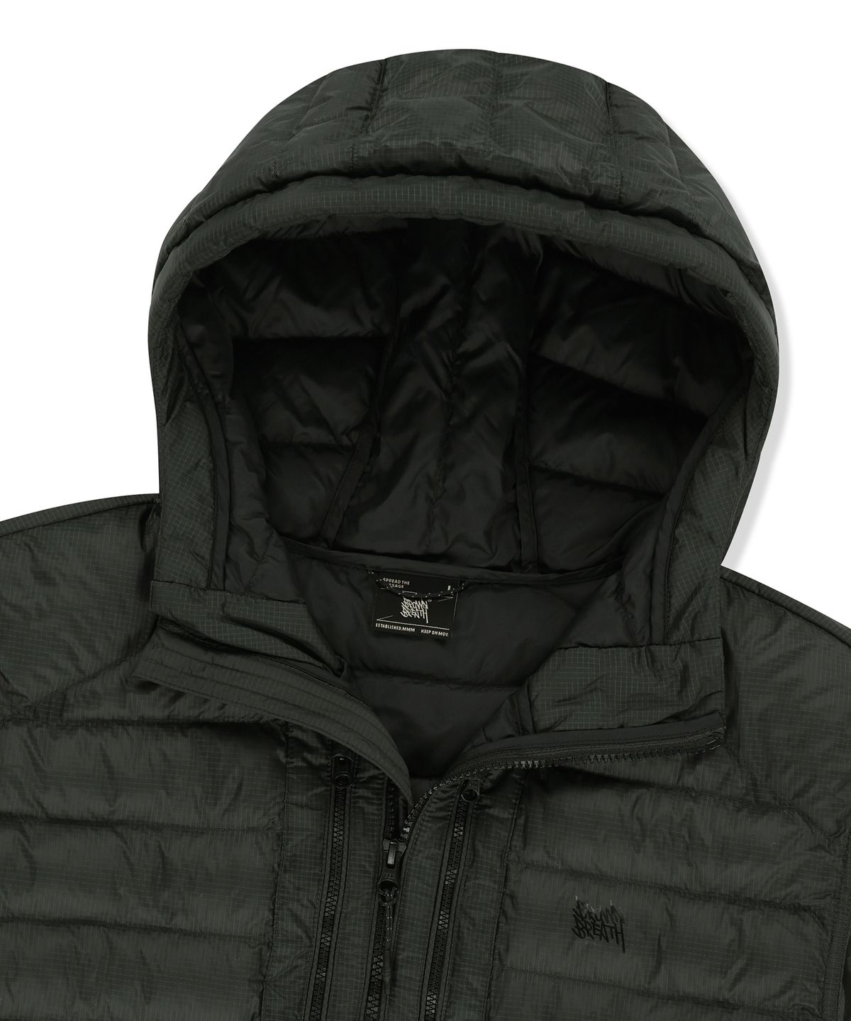 브라운브레스(BROWNBREATH) TAG SHADOW LIGHT PADDED JACKET