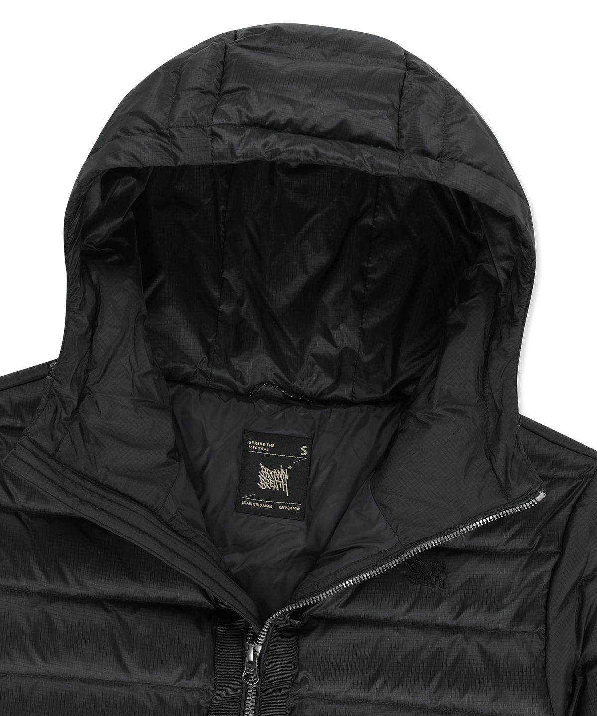 브라운브레스(BROWNBREATH) W HOODED SLIM DOWN JACKET